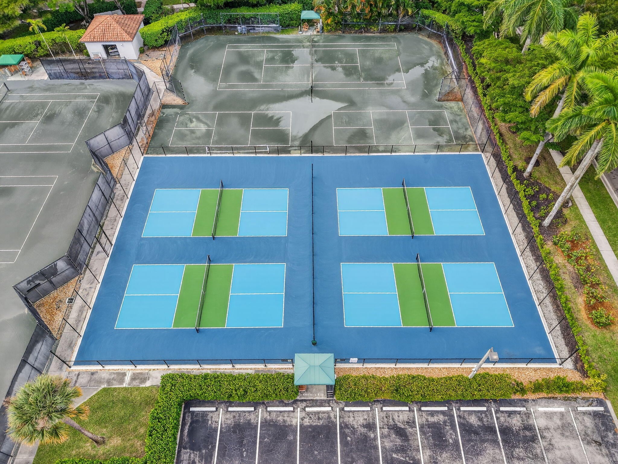 Pickleball courts at The Club at Indian Lakes
