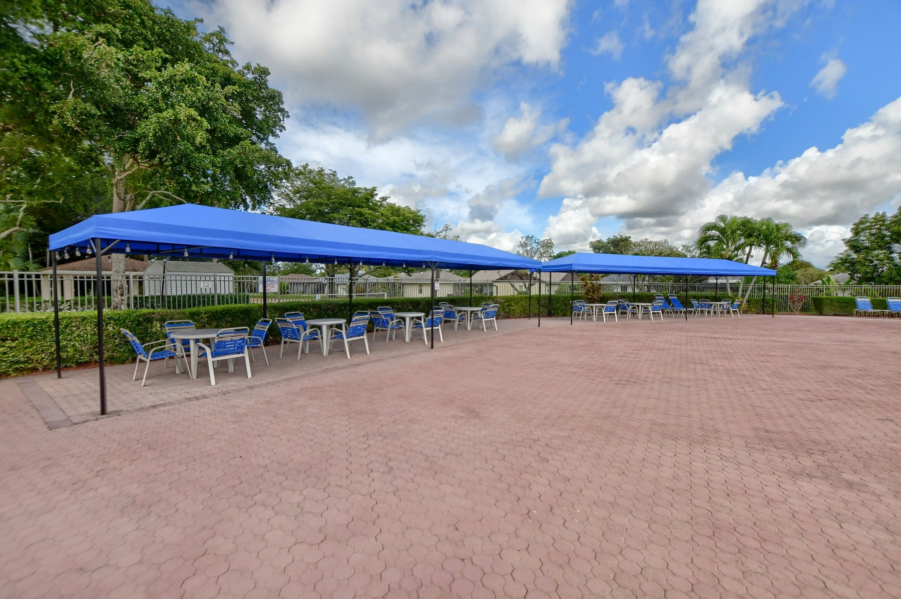 Pool deck at Coco Wood Lakes