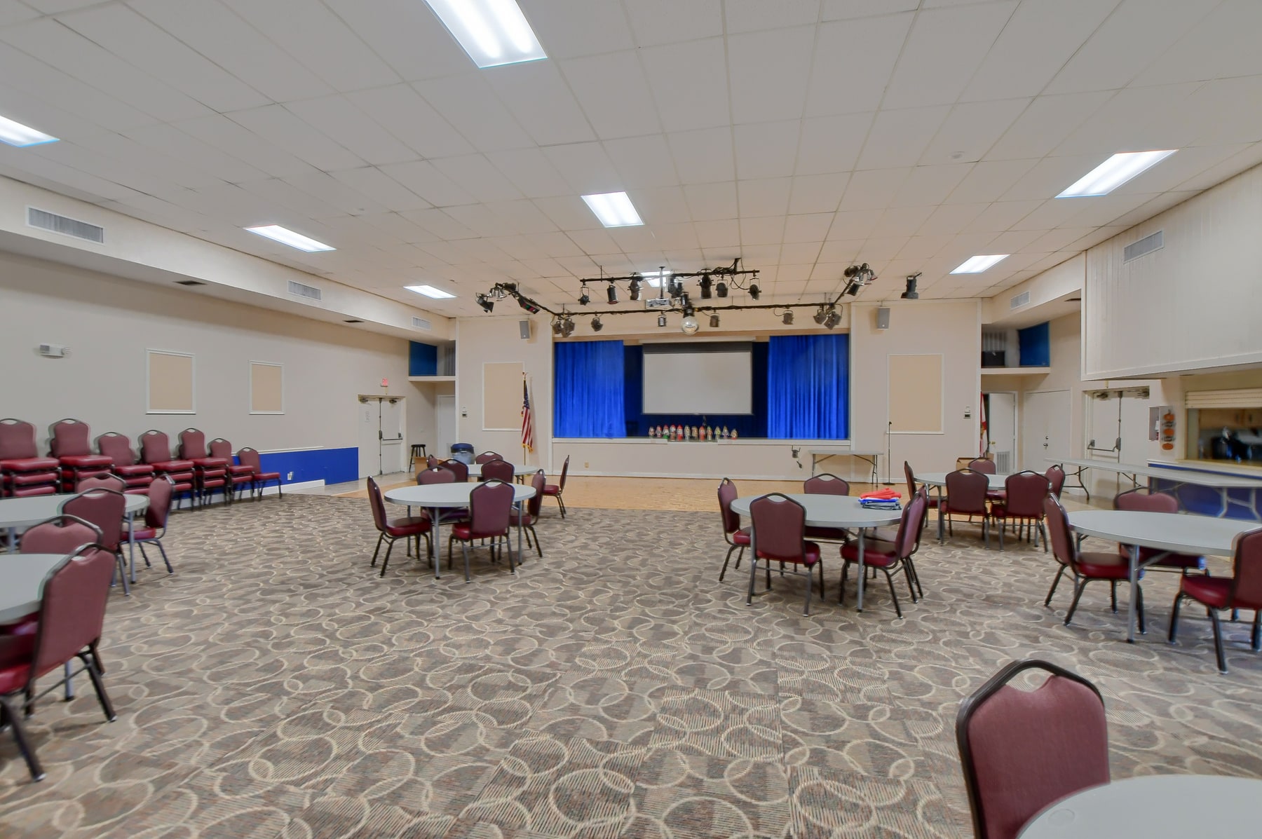 Social hall at Coco Wood Lakes