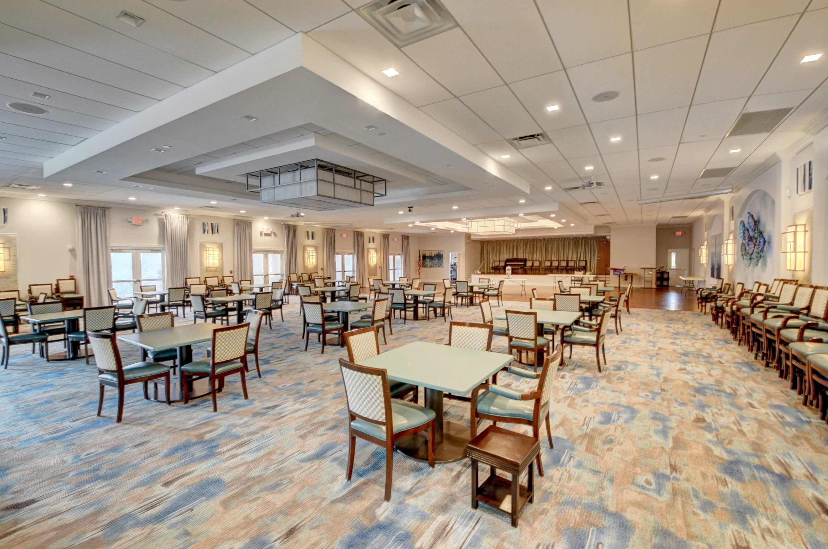 Ballroom at Coral Lakes clubhouse