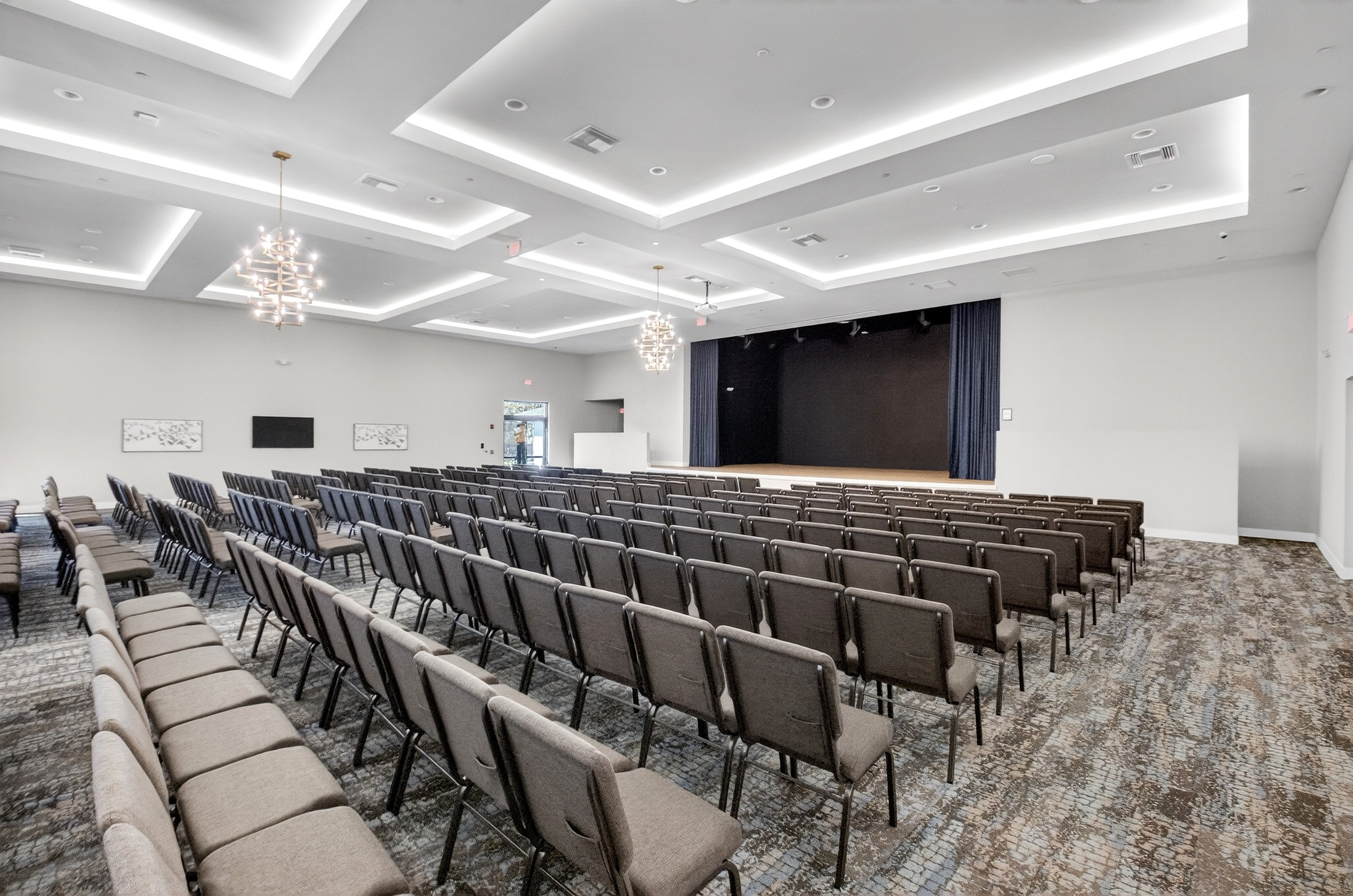Theater at Delray Trails clubhouse