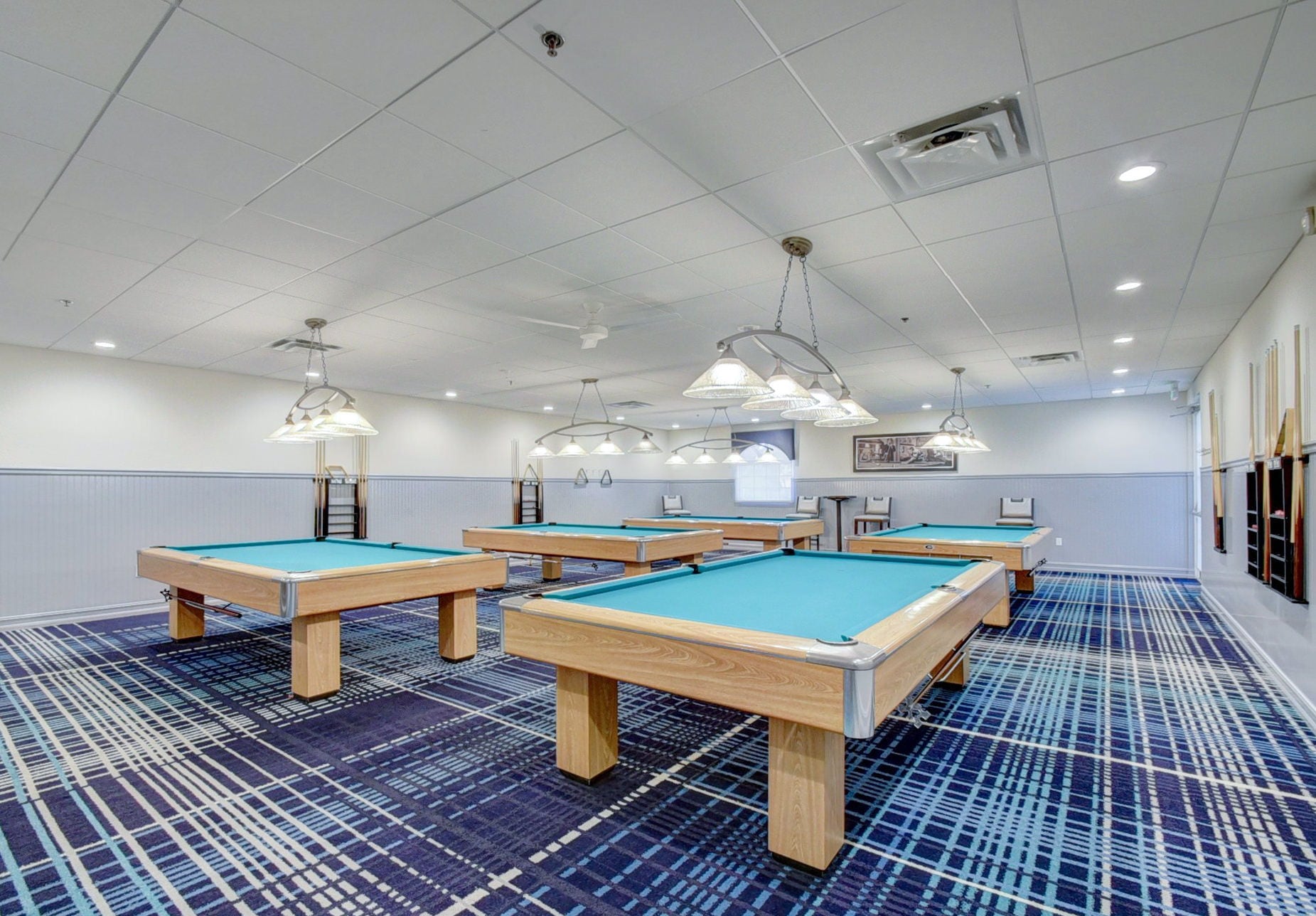 Billiards room at Platina
