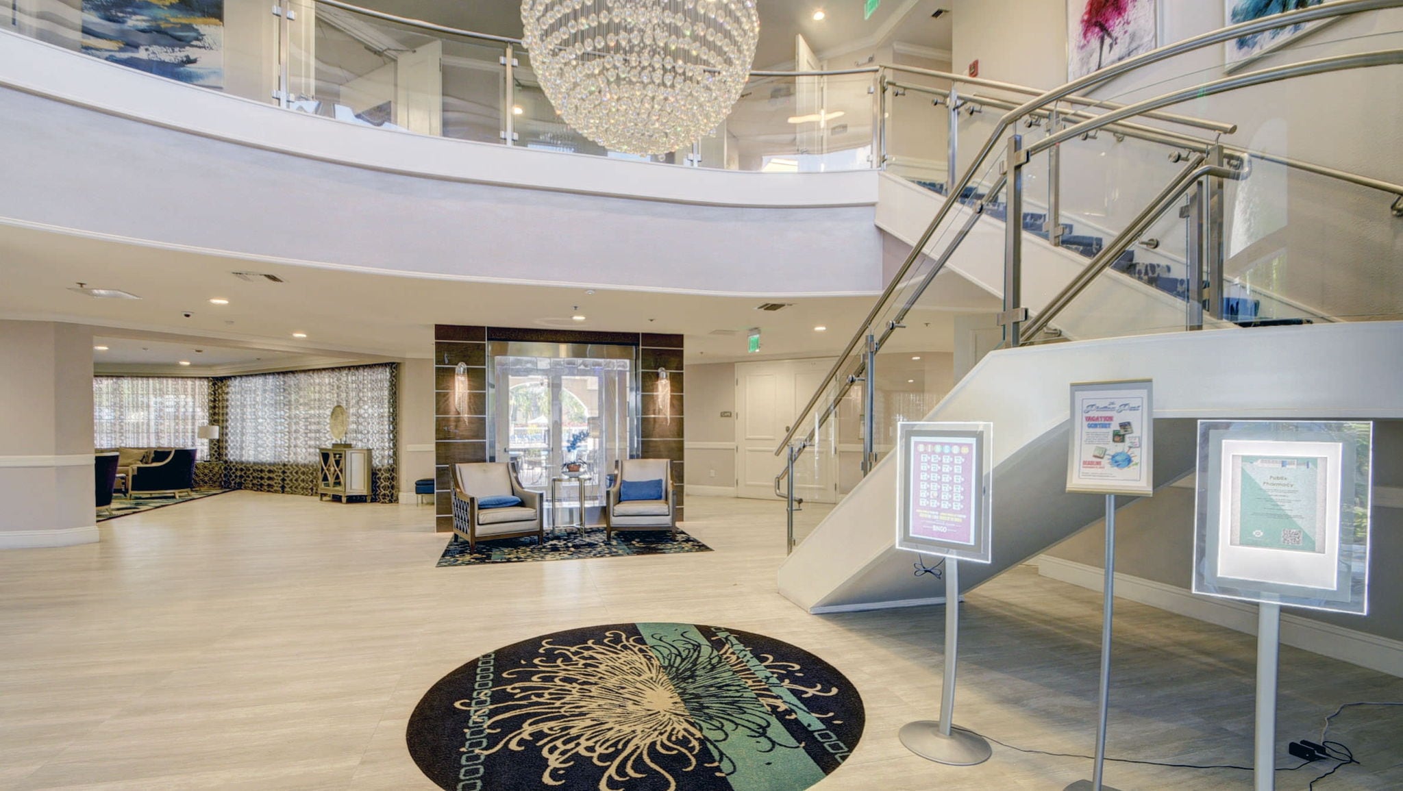 Clubhouse interior at Platina