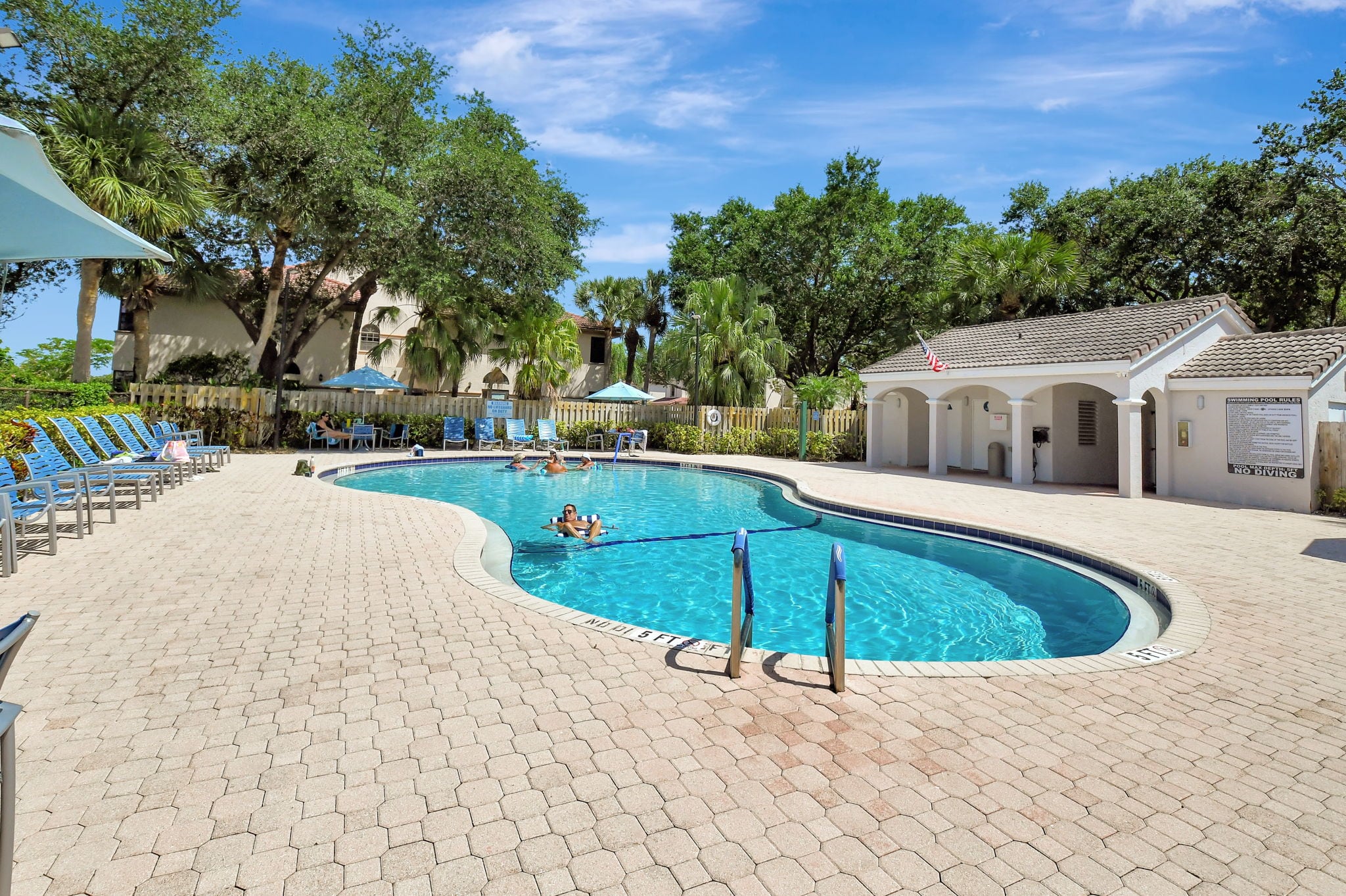 Outdoor pool at Platina