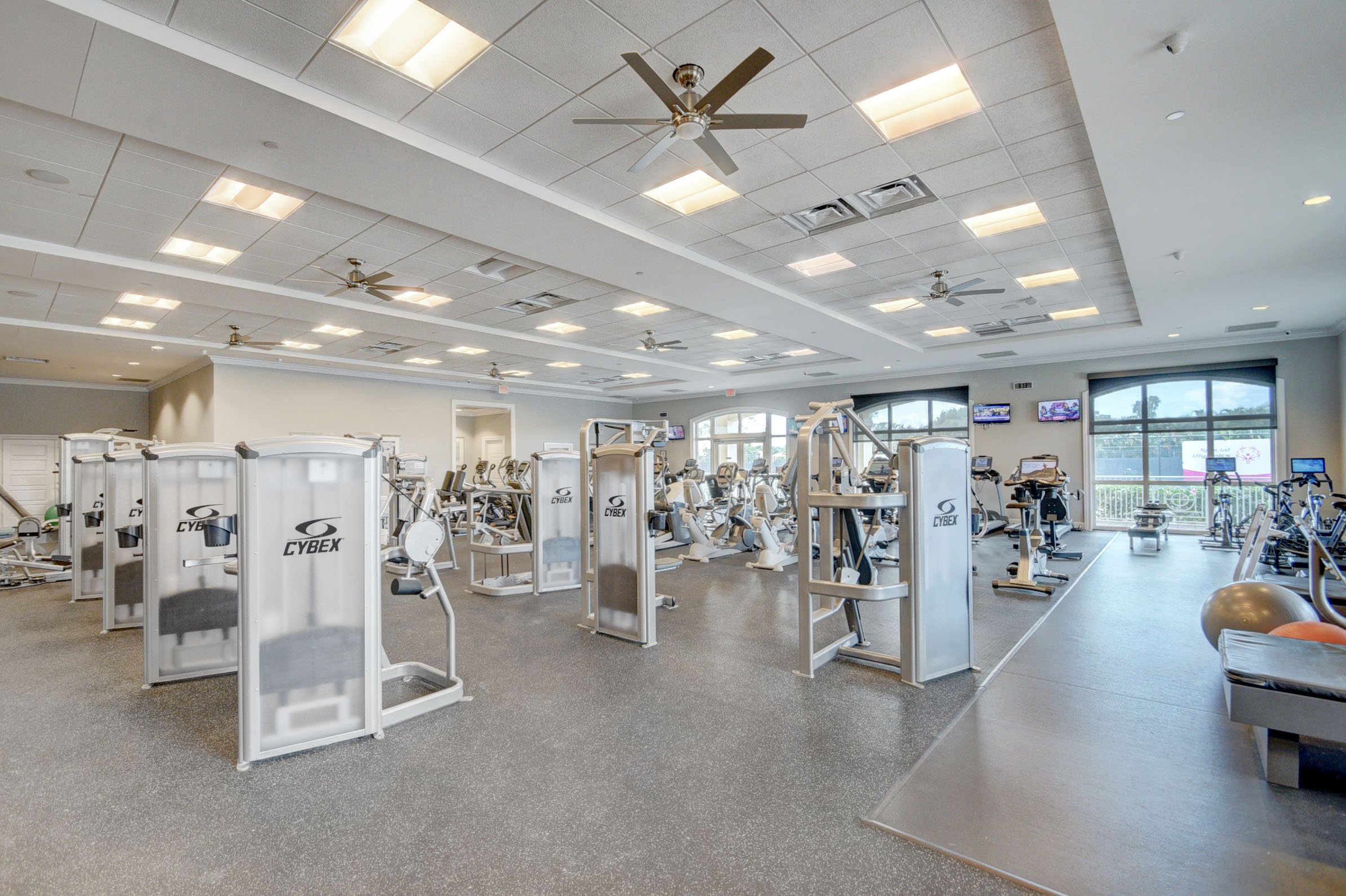 Fitness center at the Fountains of Palm Beach