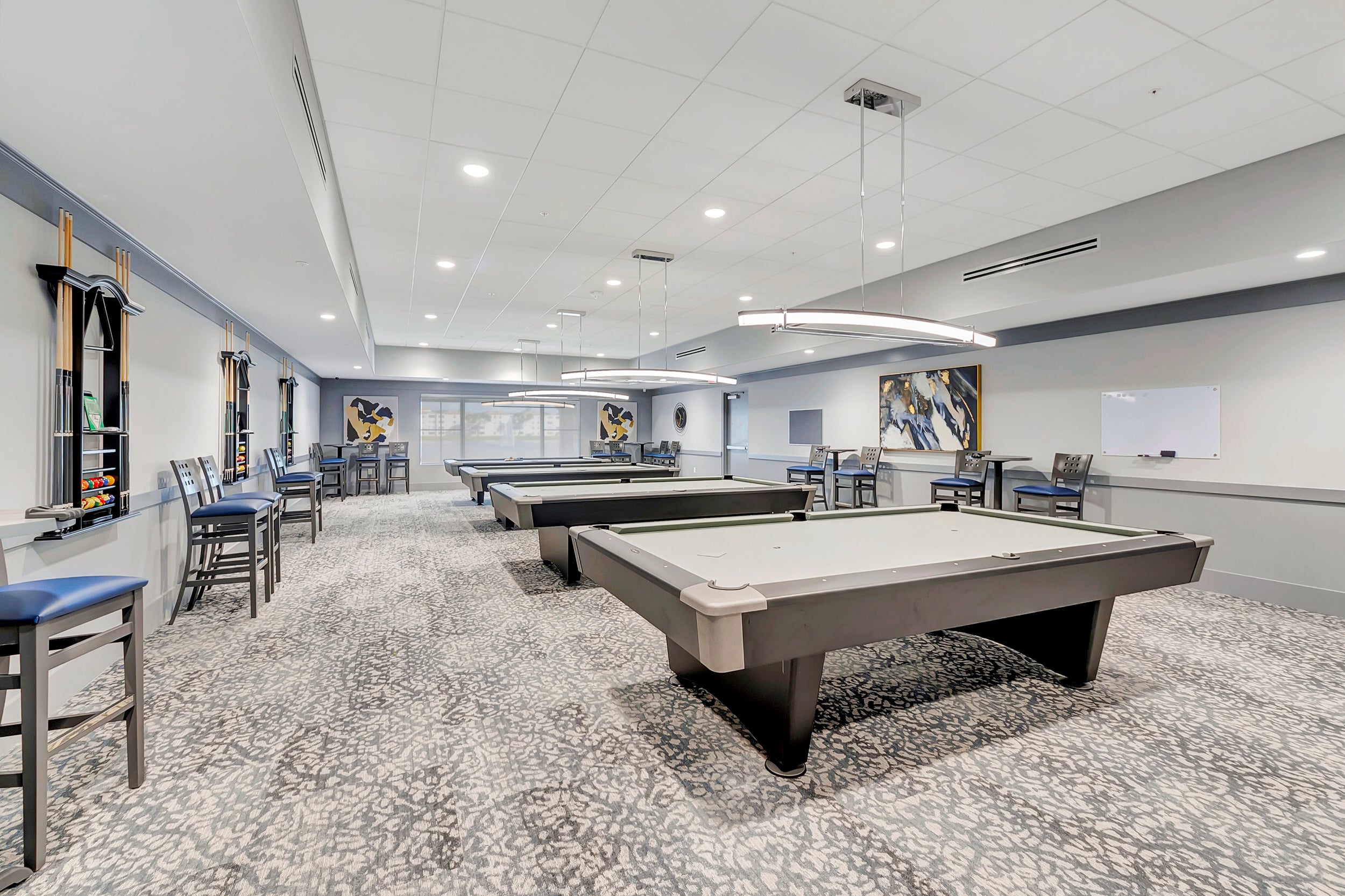 Billiards room at Huntington Pointe