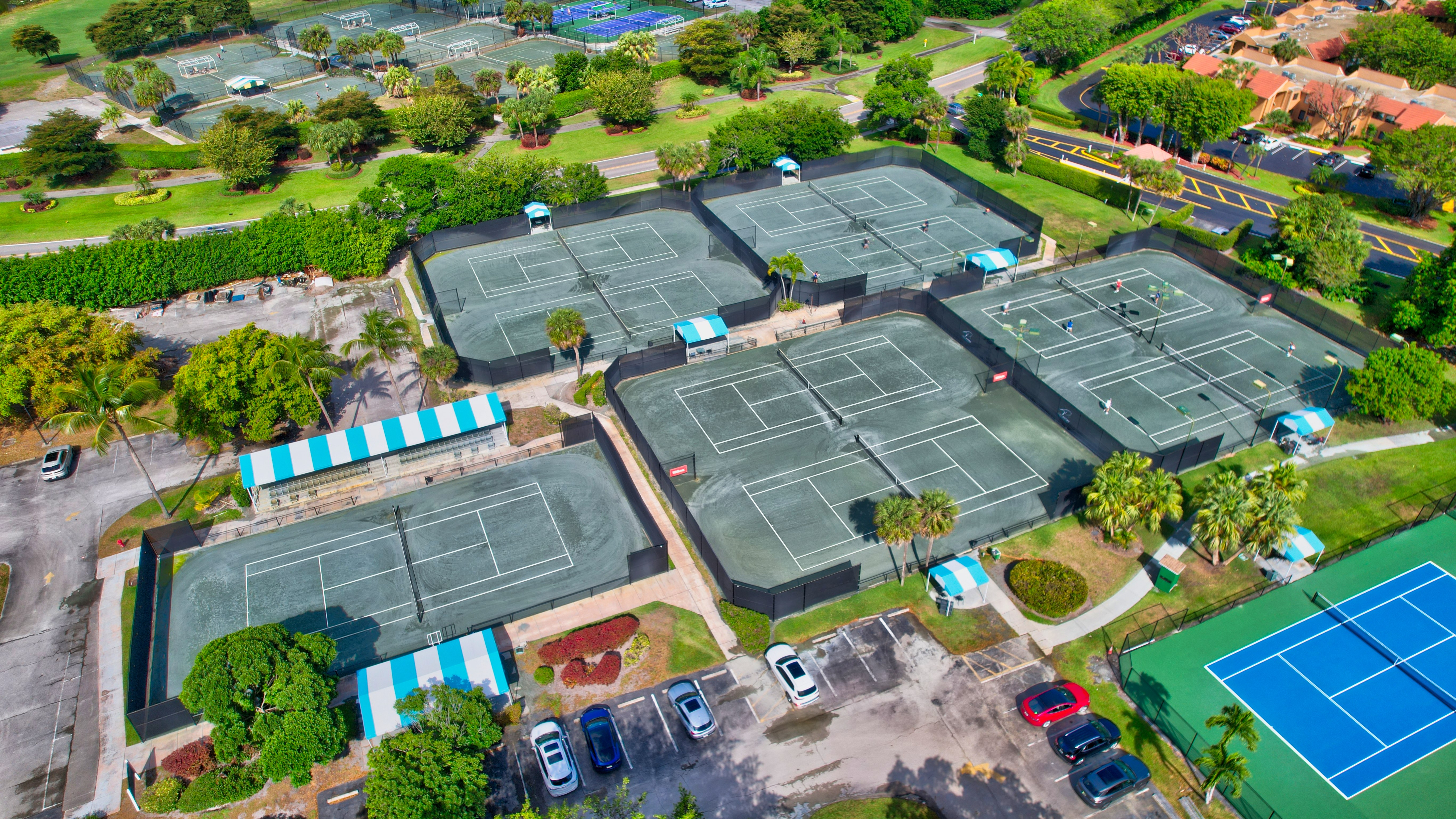 Tennis courts at Indian Spring