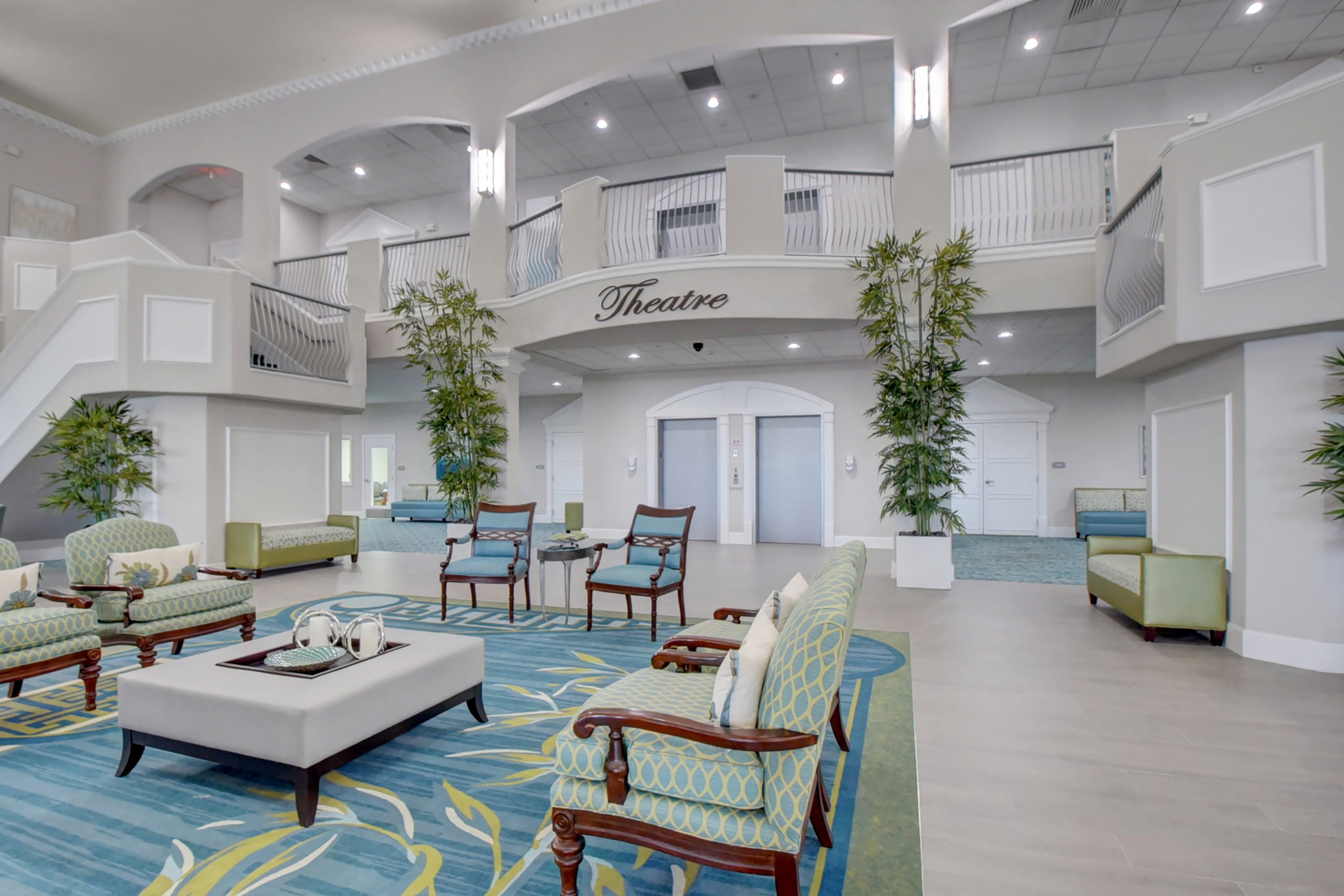 Clubhouse lobby at Kings Point