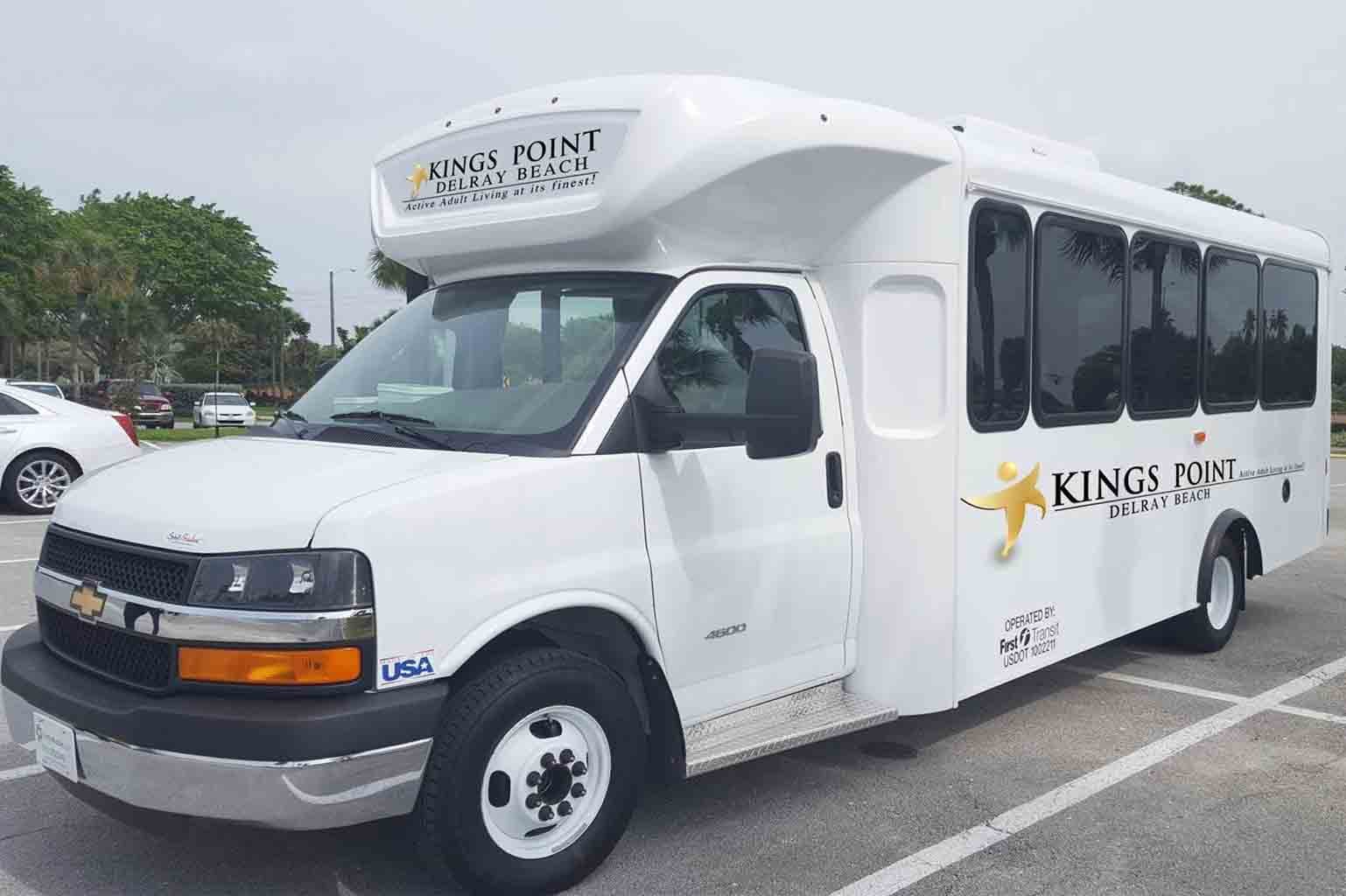 Resident shuttle at Kings Point