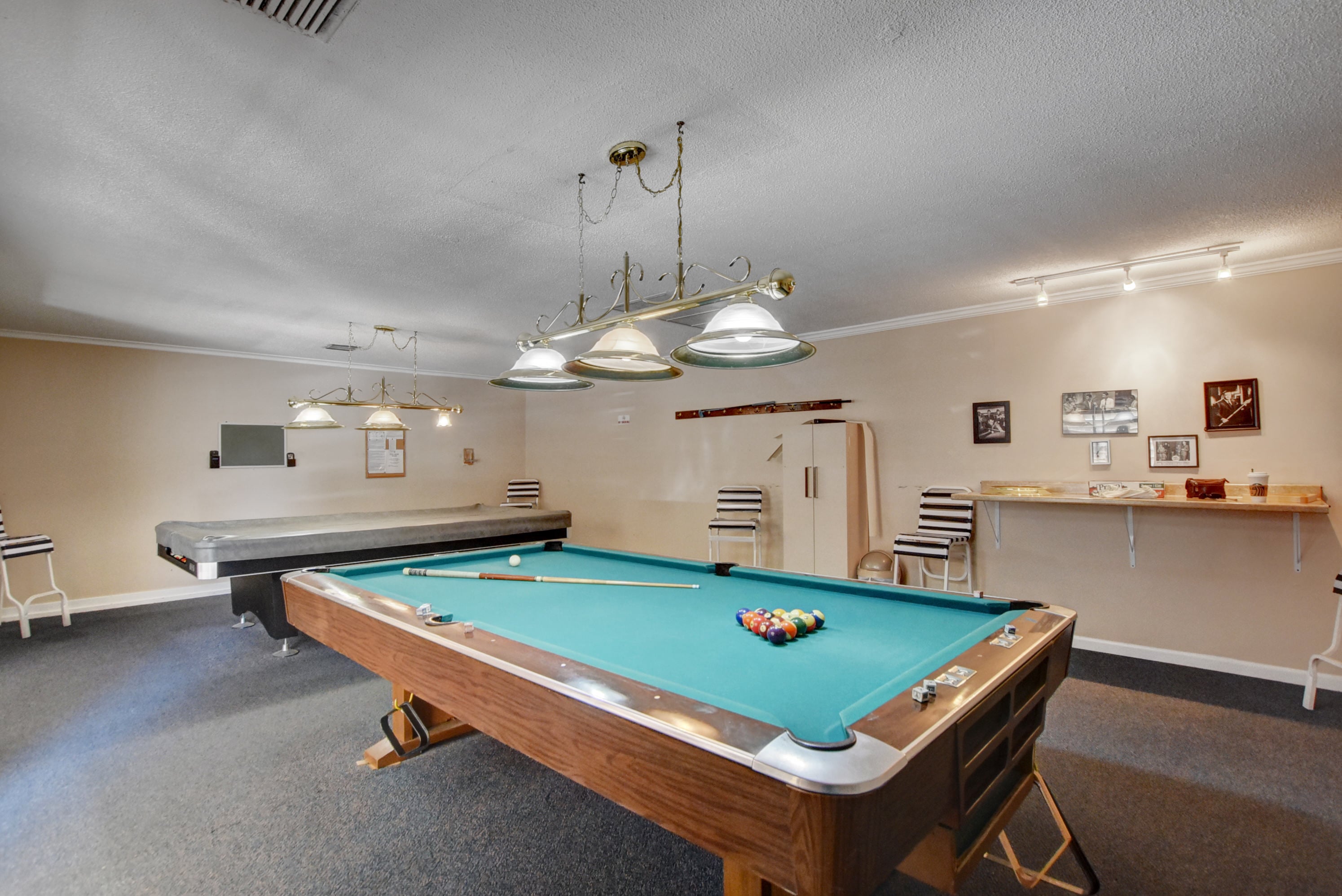 Billiards room at Lake Clarke Gardens