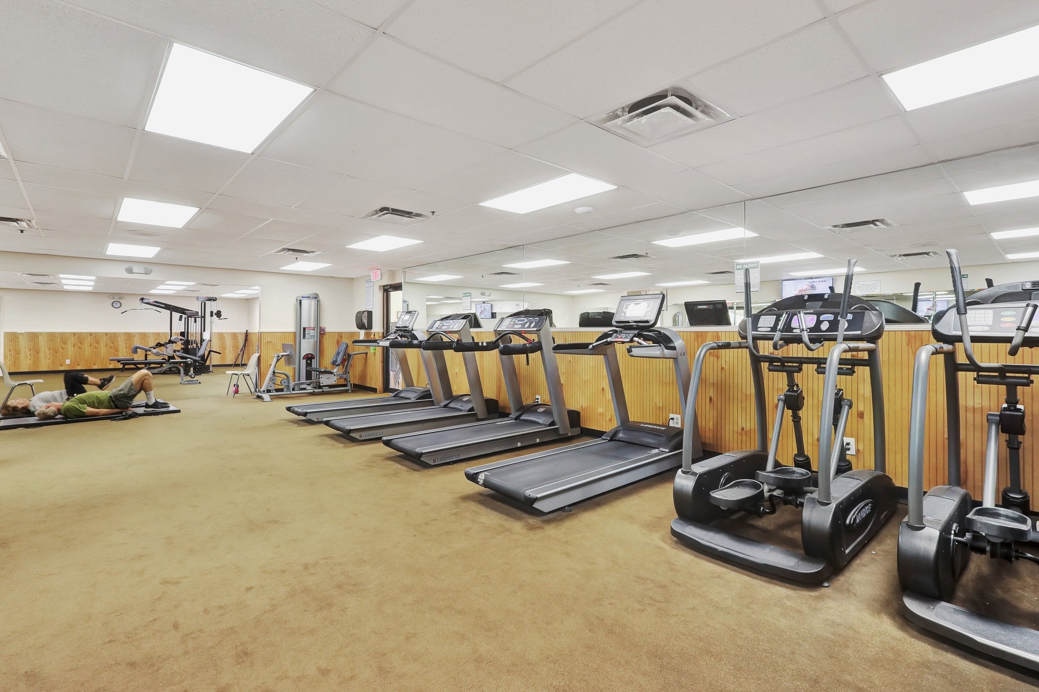 Fitness center at Lakes of Delray