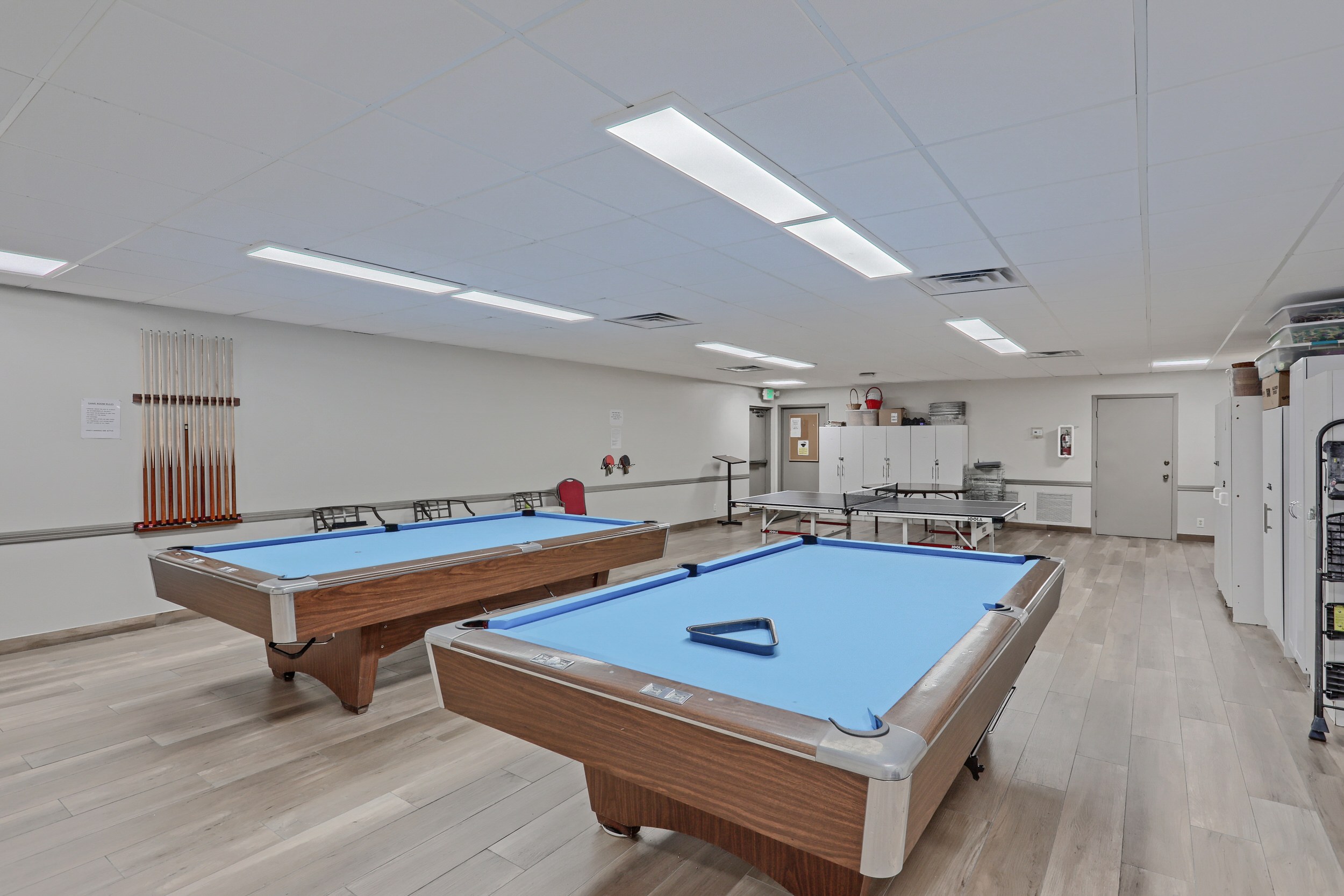 Billiards room at Las Verdes