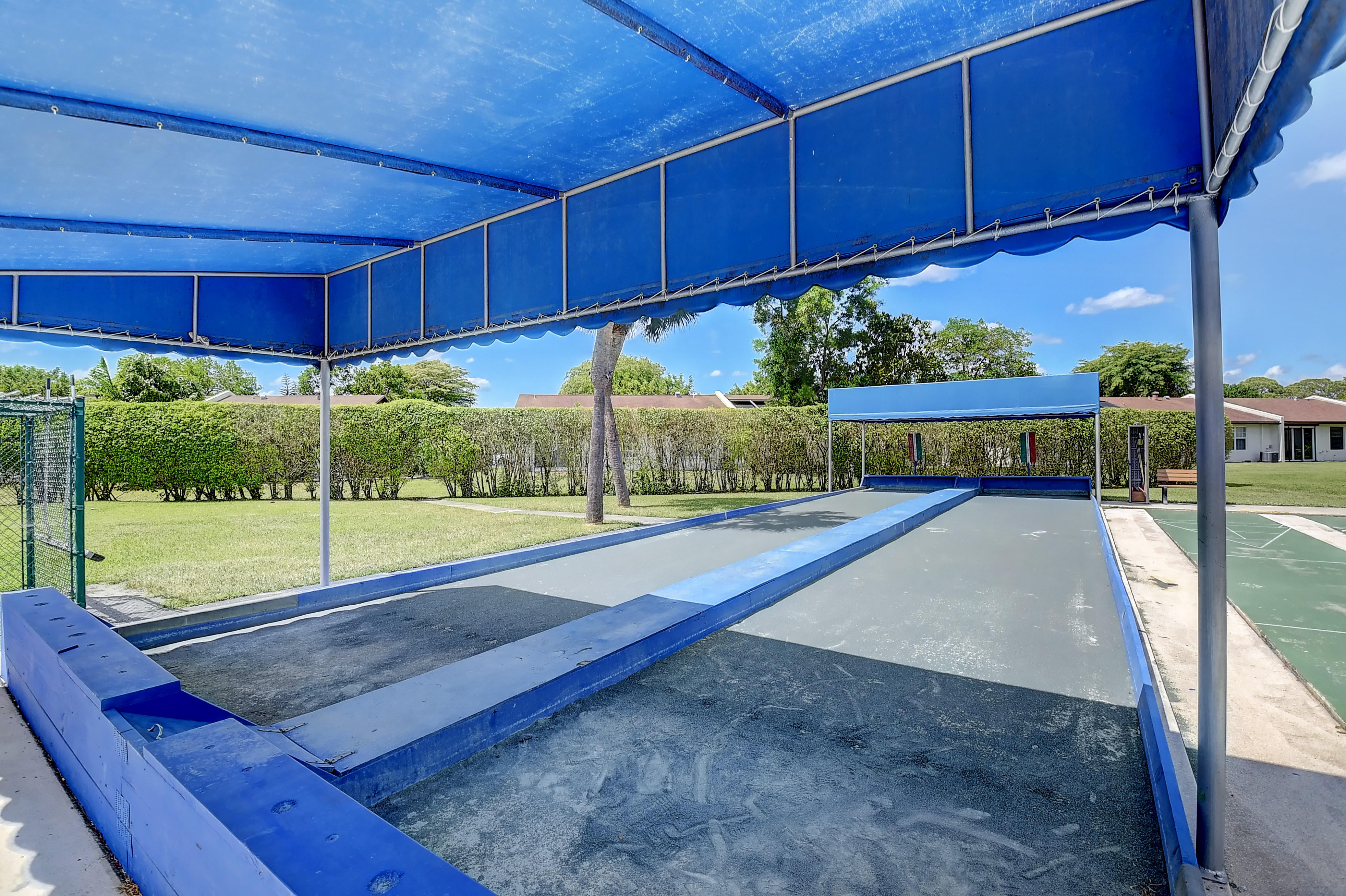 Bocce court at Las Verdes