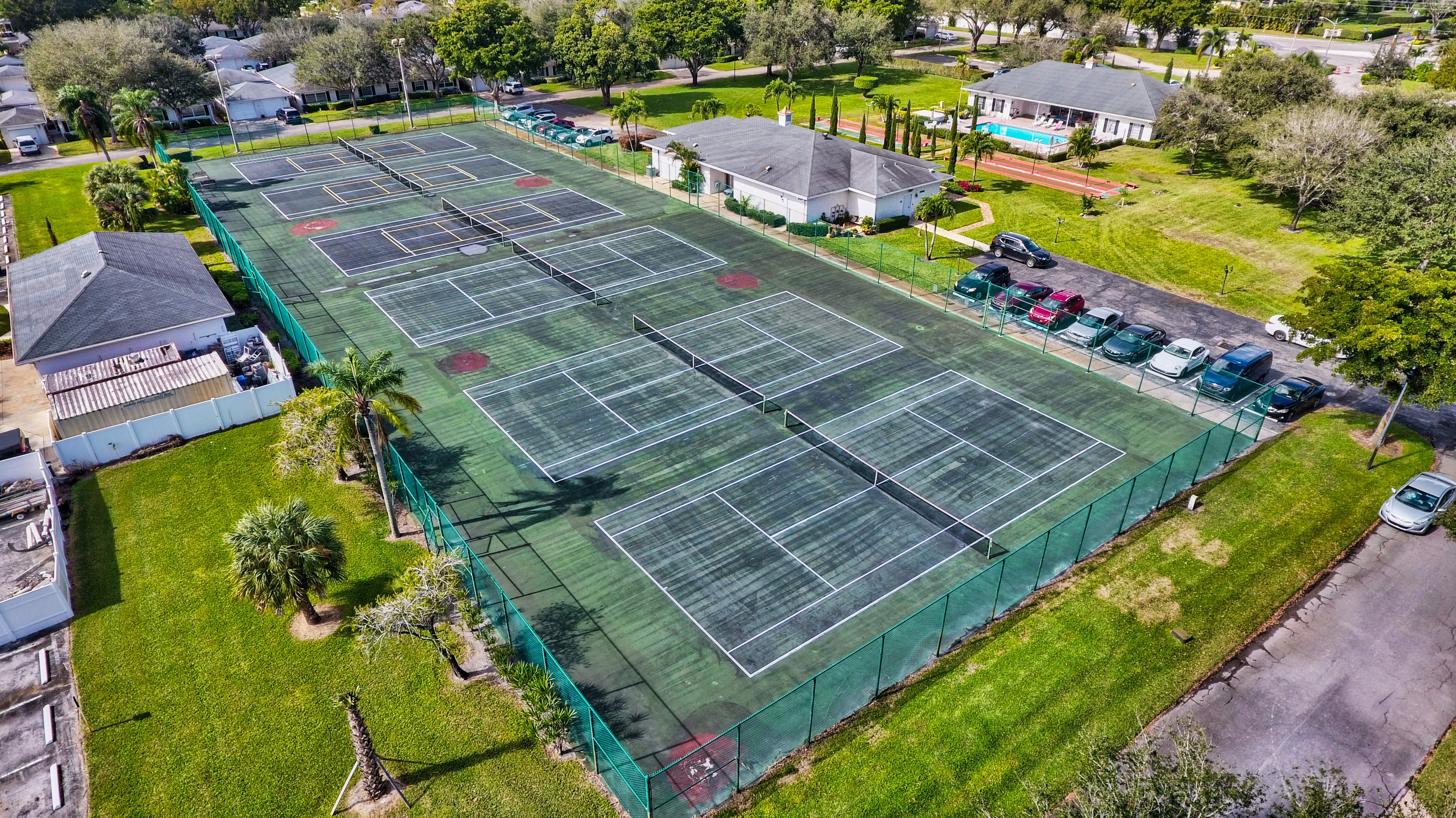 Tennis courts at Limetree