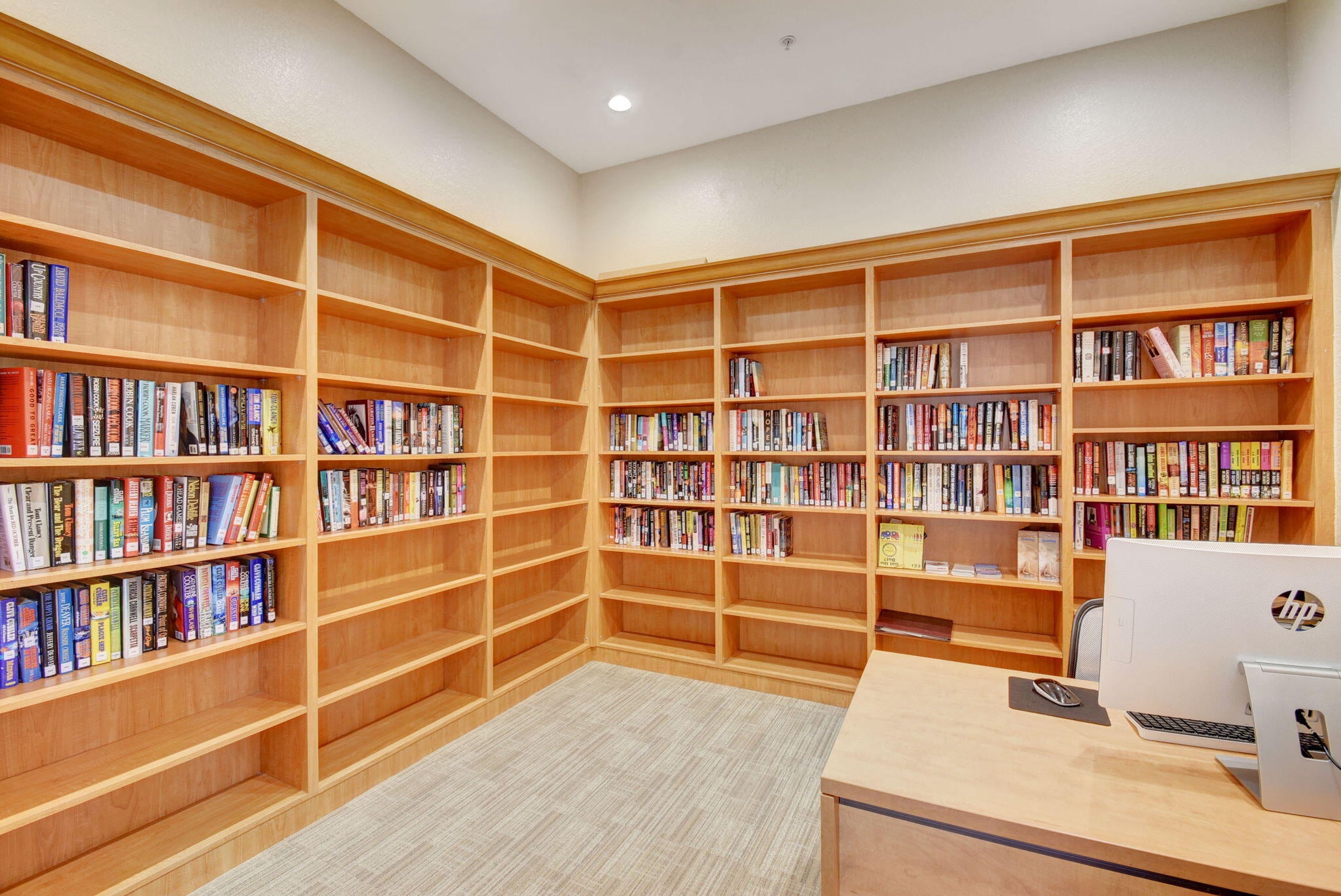 Library at Mizner Falls clubhouse