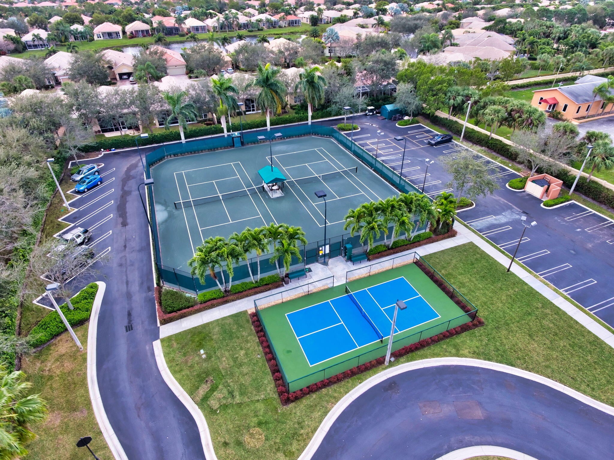 Pickleball courts at Mizner Falls