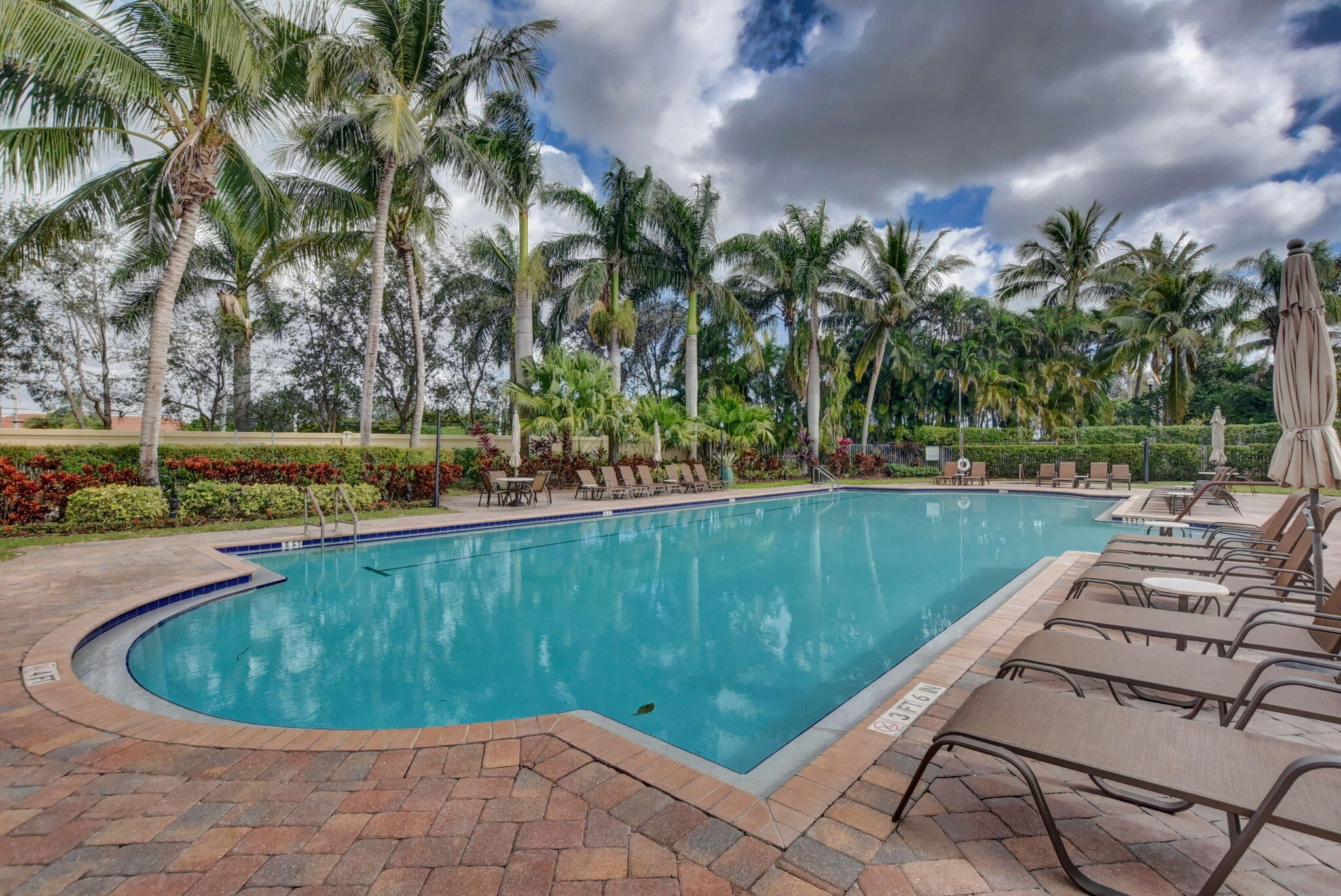 Community pool at Mizner Falls
