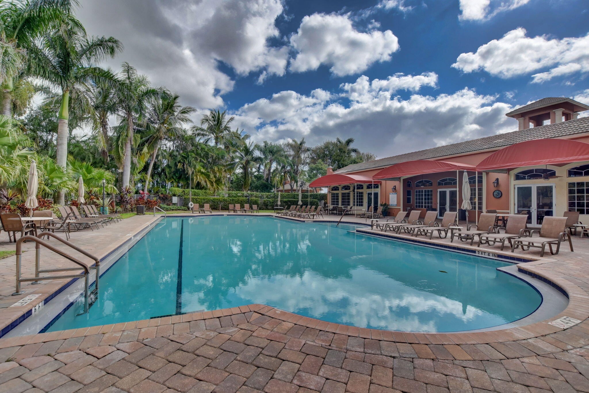Pool and spa at Mizner Falls
