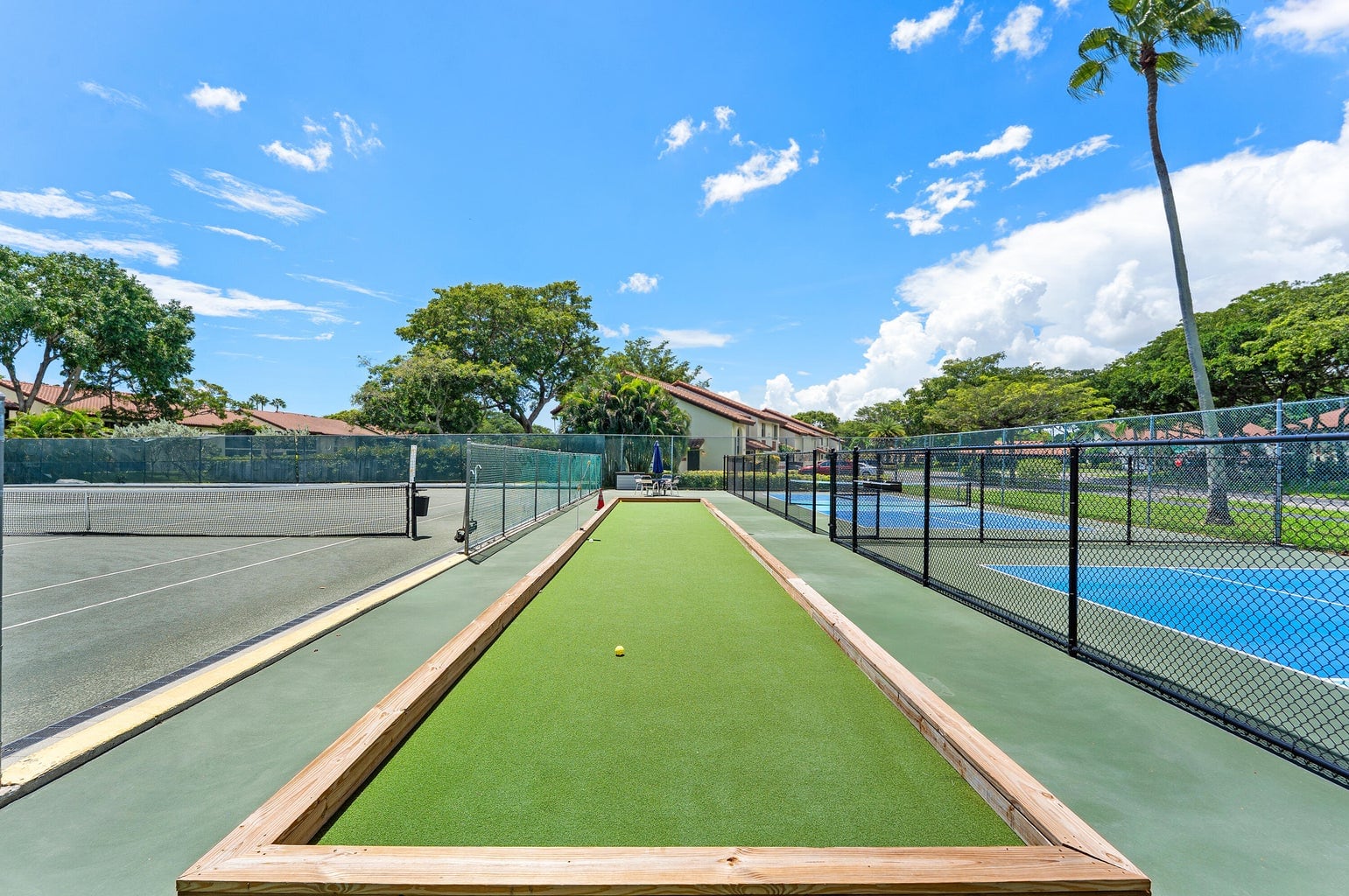 Bocce court at Palm Chase