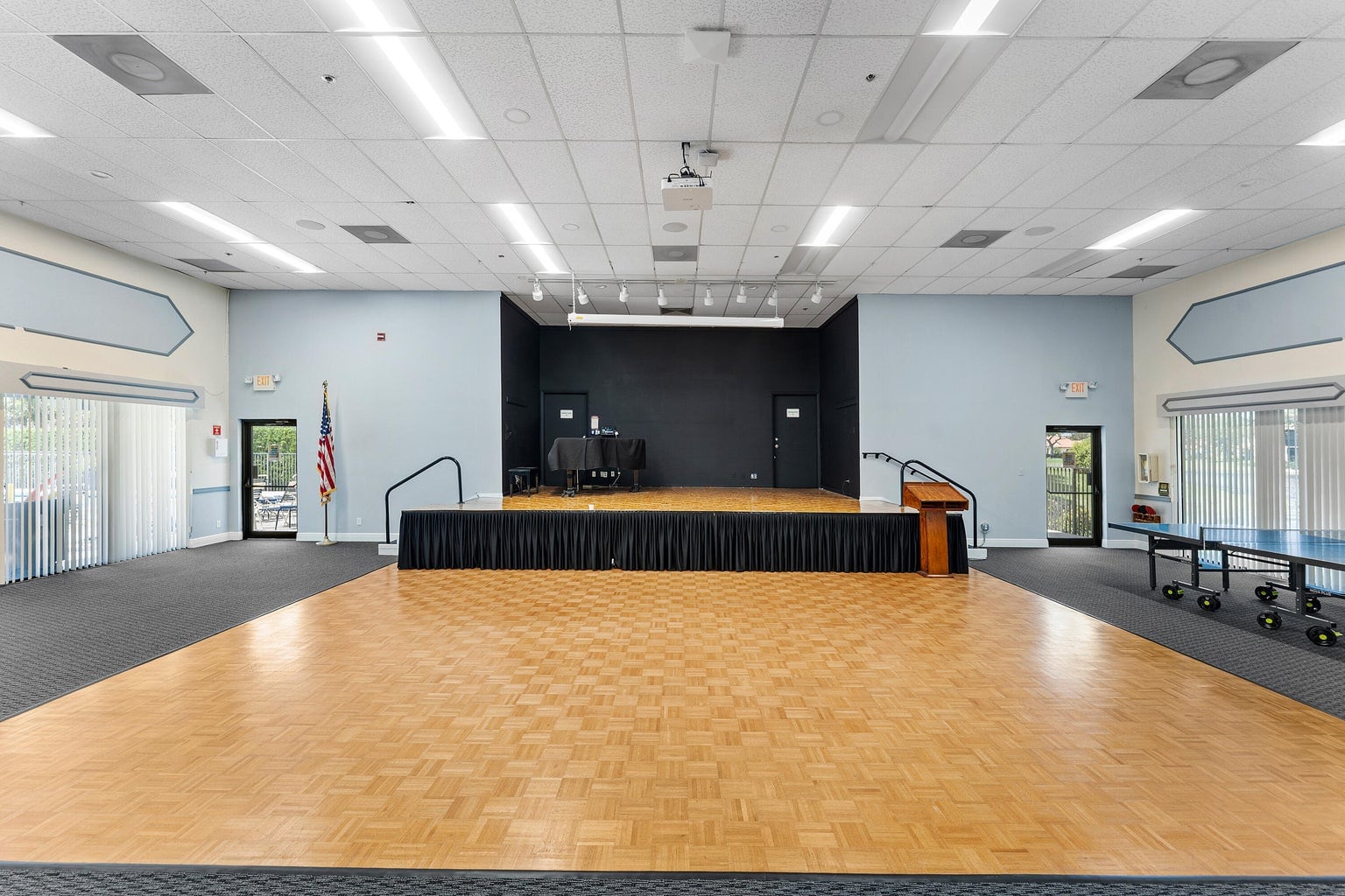 Clubhouse ballroom at Palm Chase
