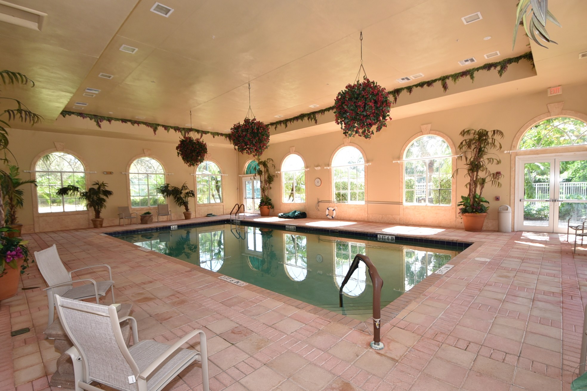 Indoor swimming pool at Ponte Vecchio West in Boynton Beach