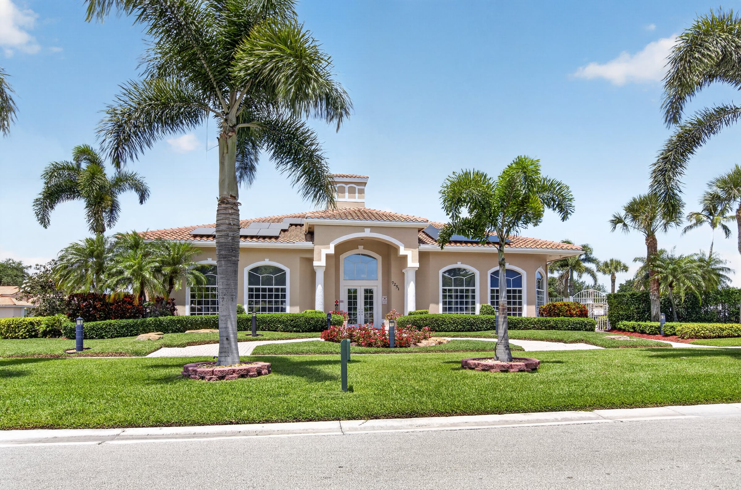San Marco clubhouse exterior in Boynton Beach