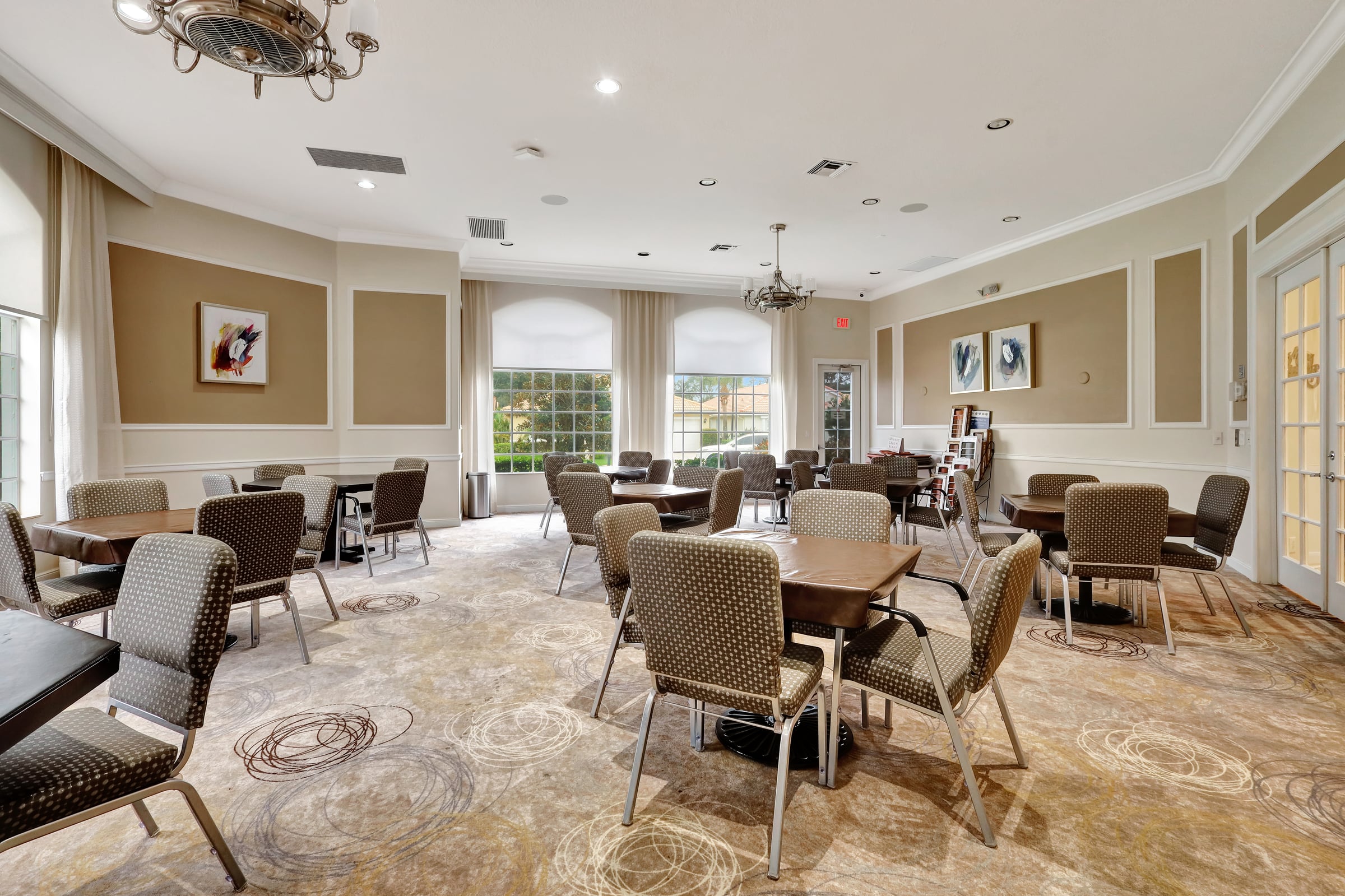 Clubhouse lounge at San Marco in Boynton Beach
