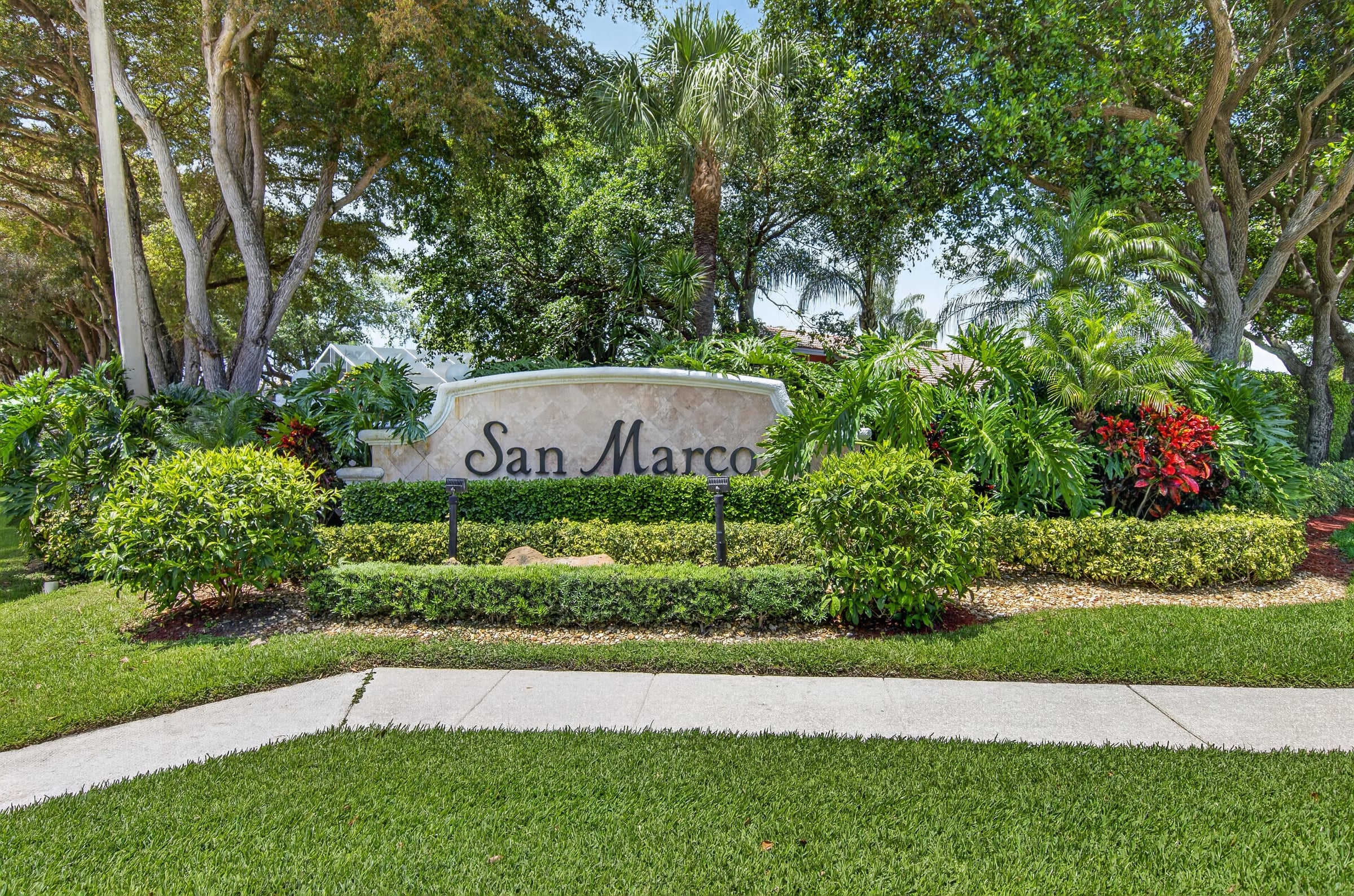 San Marco entrance in Boynton Beach