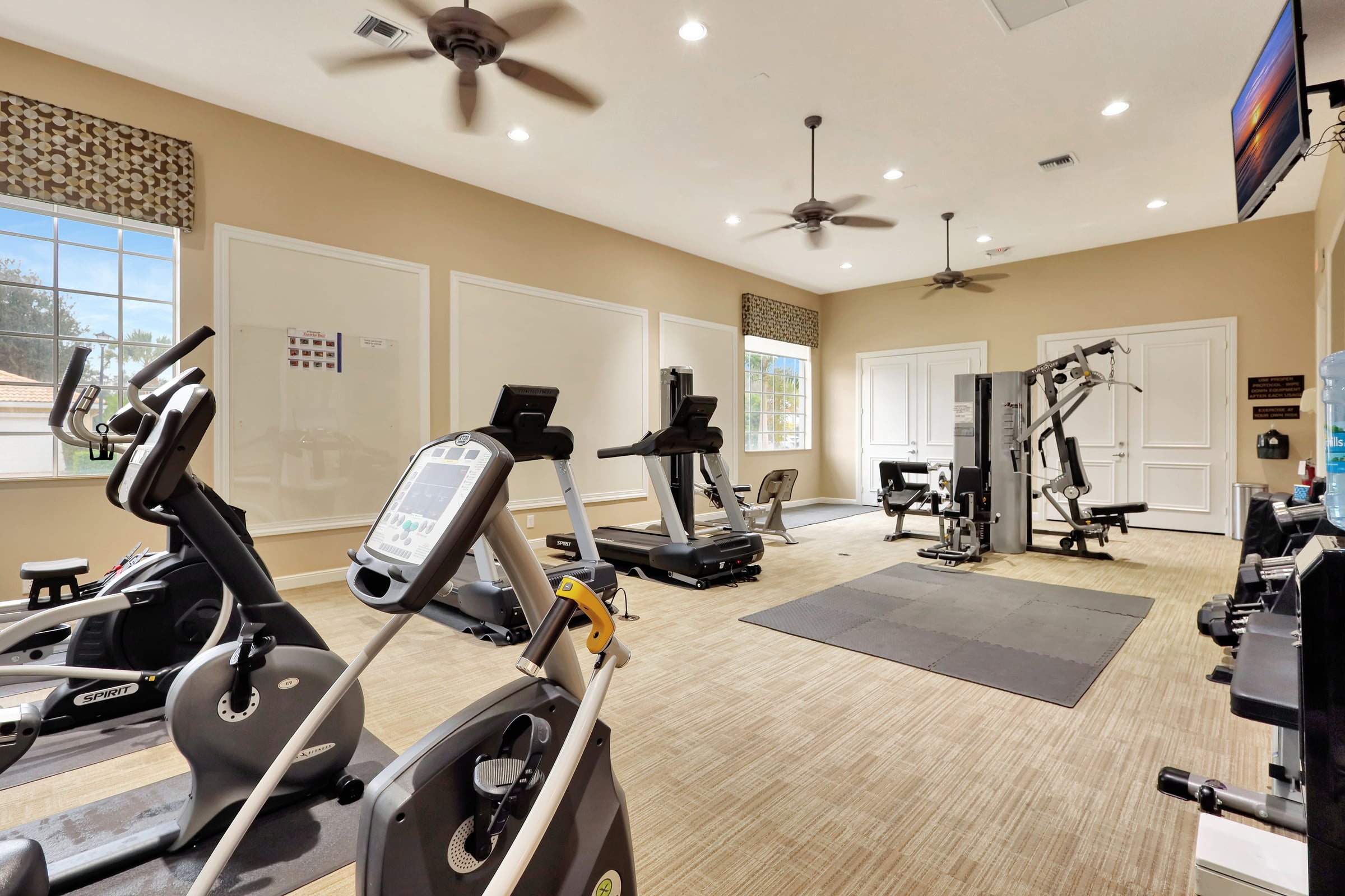 Fitness center at San Marco in Boynton Beach