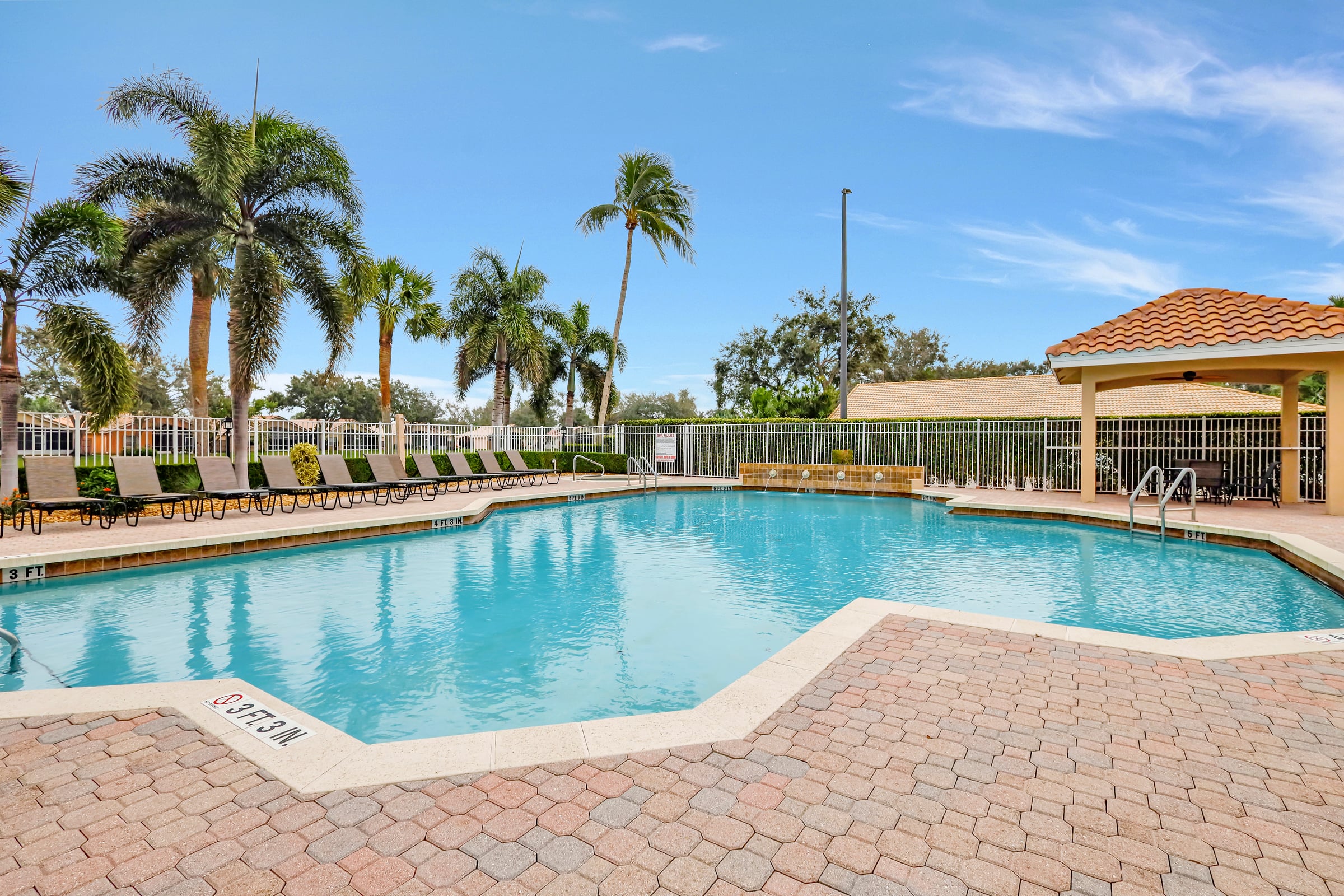Outdoor swimming pool at San Marco in Boynton Beach