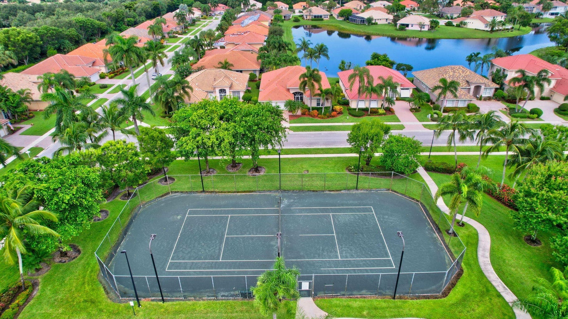 Tennis courts at Sandhurst