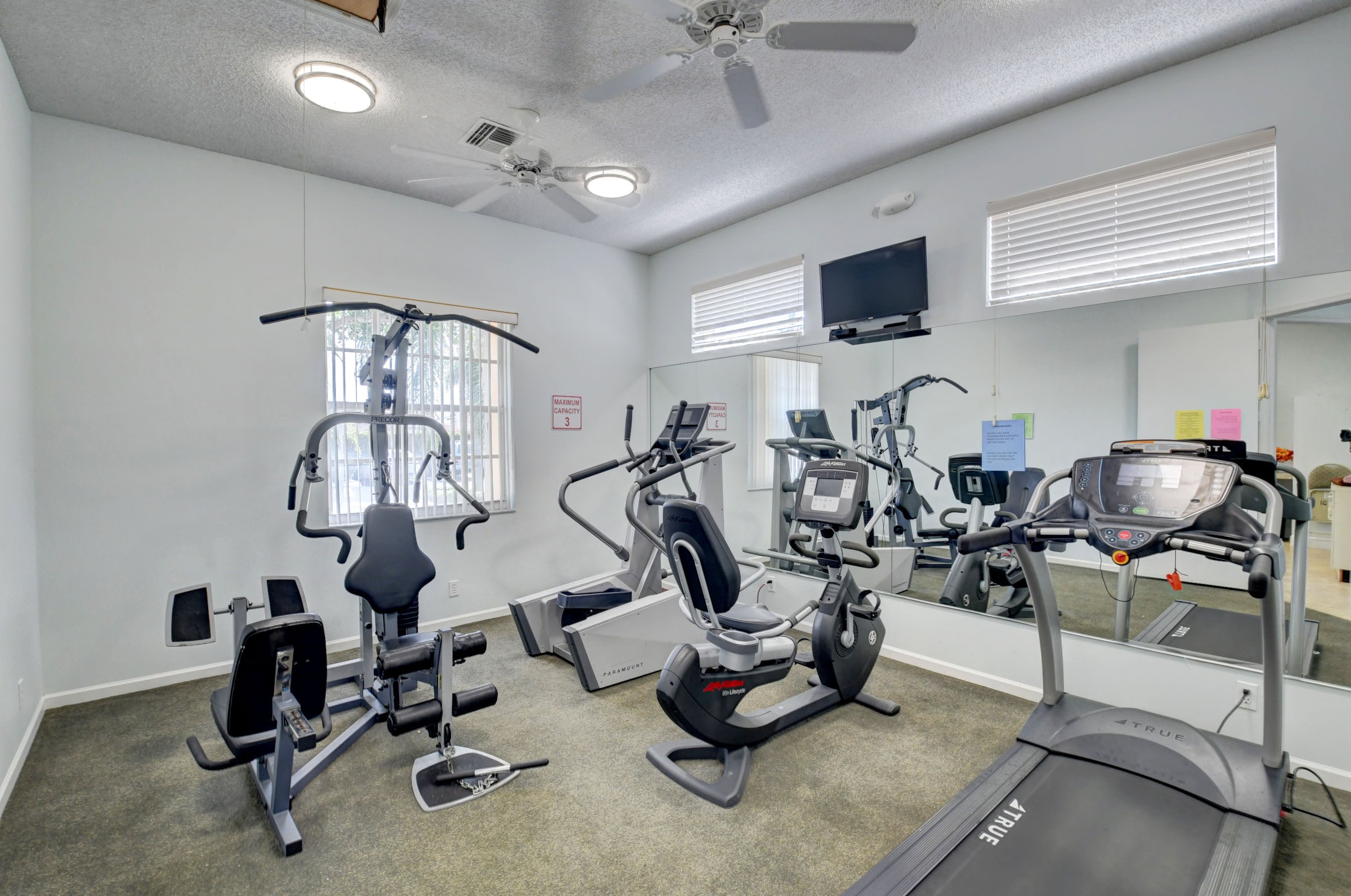 Fitness center at Sausalito Place