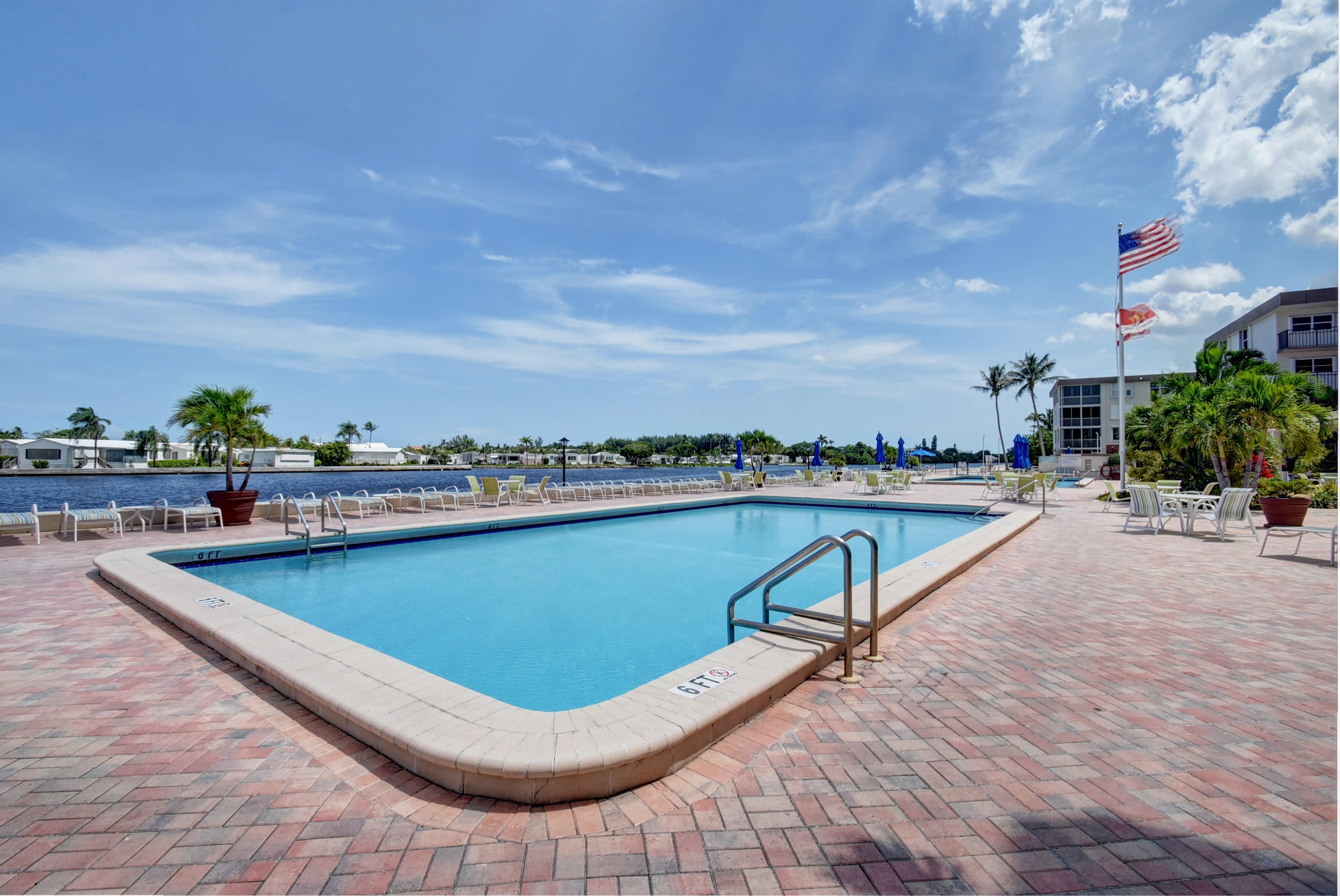 Pool deck at Seagate of Gulfstream