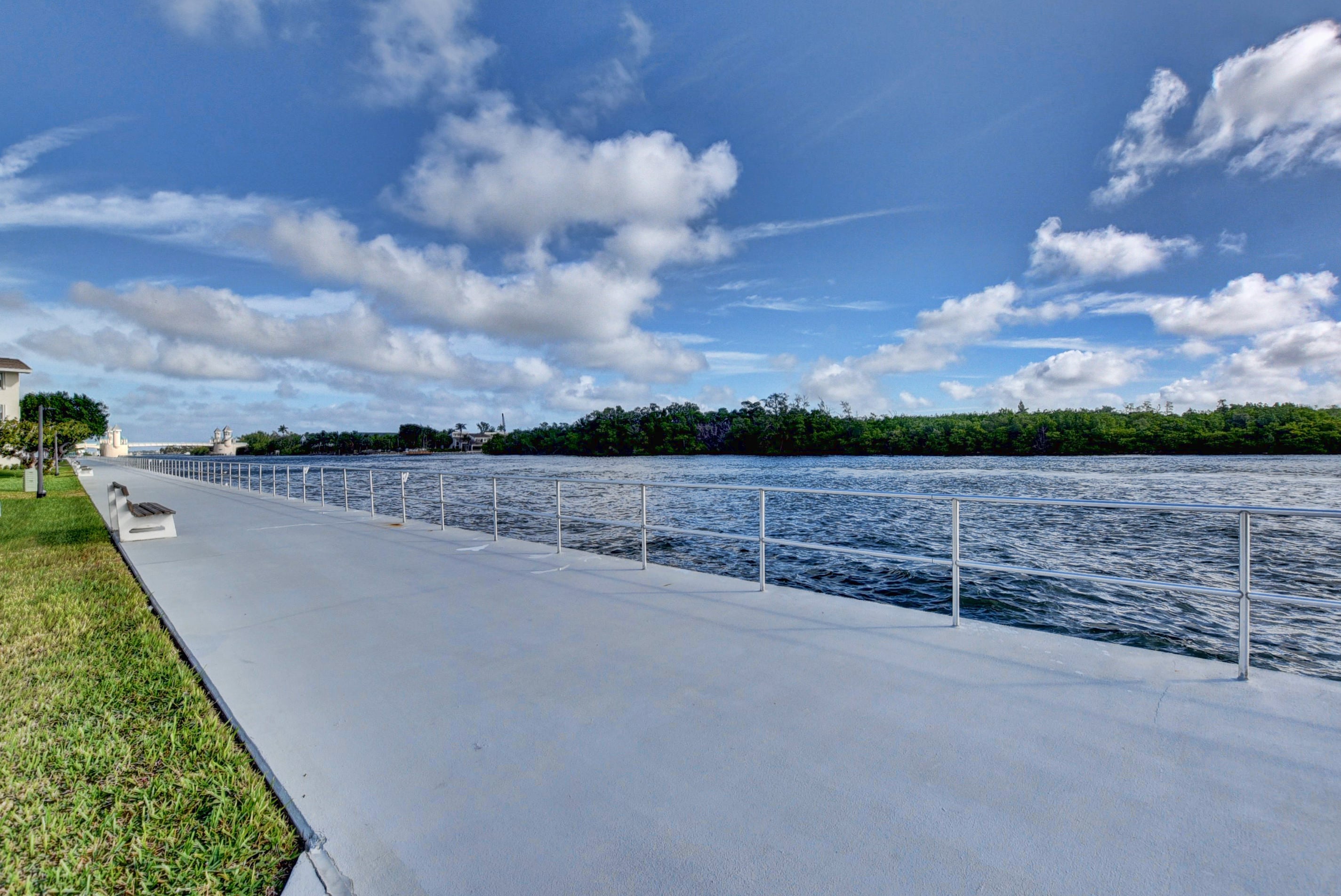Waterfront walkway at Sterling Village