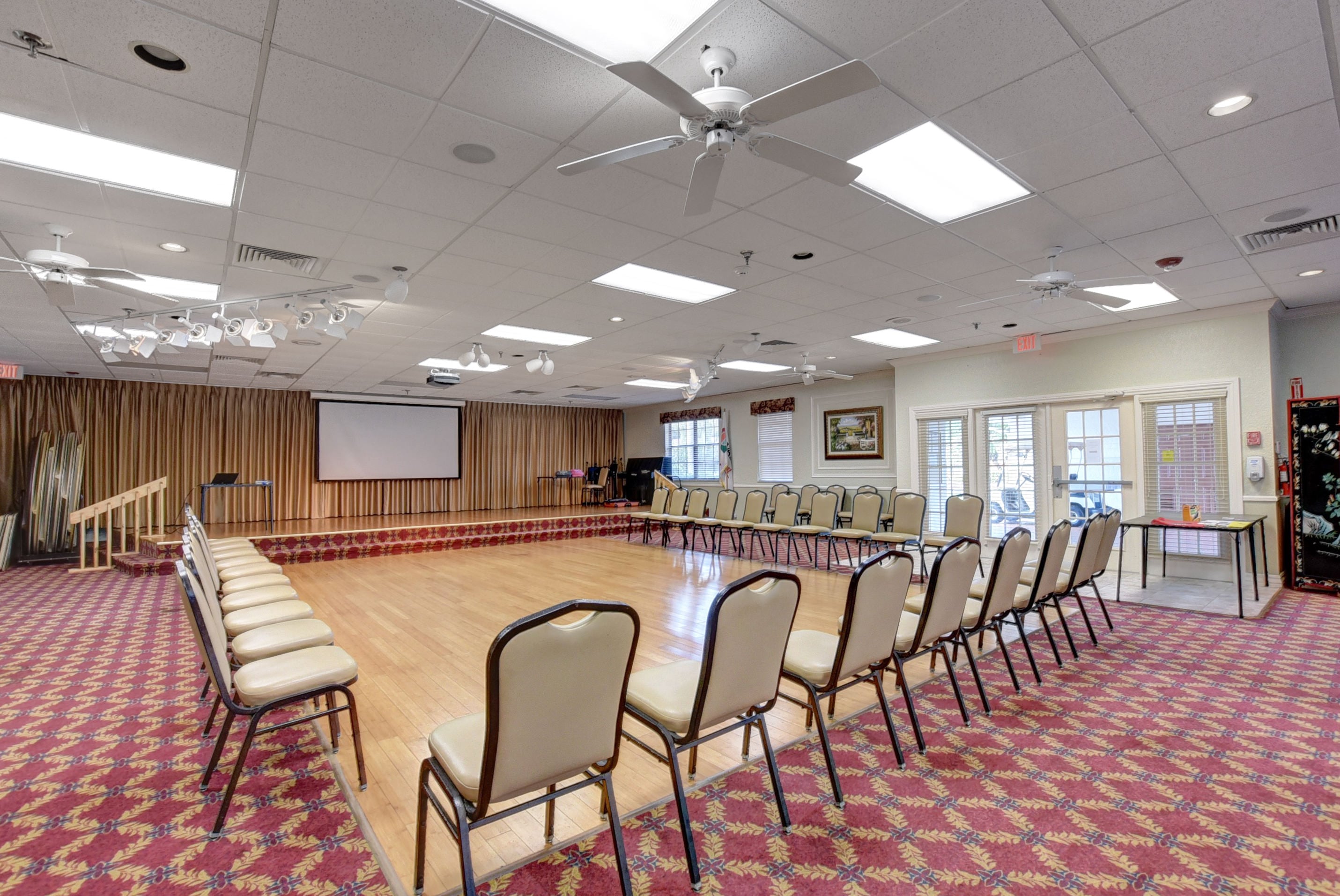 Social hall at Sun Valley East