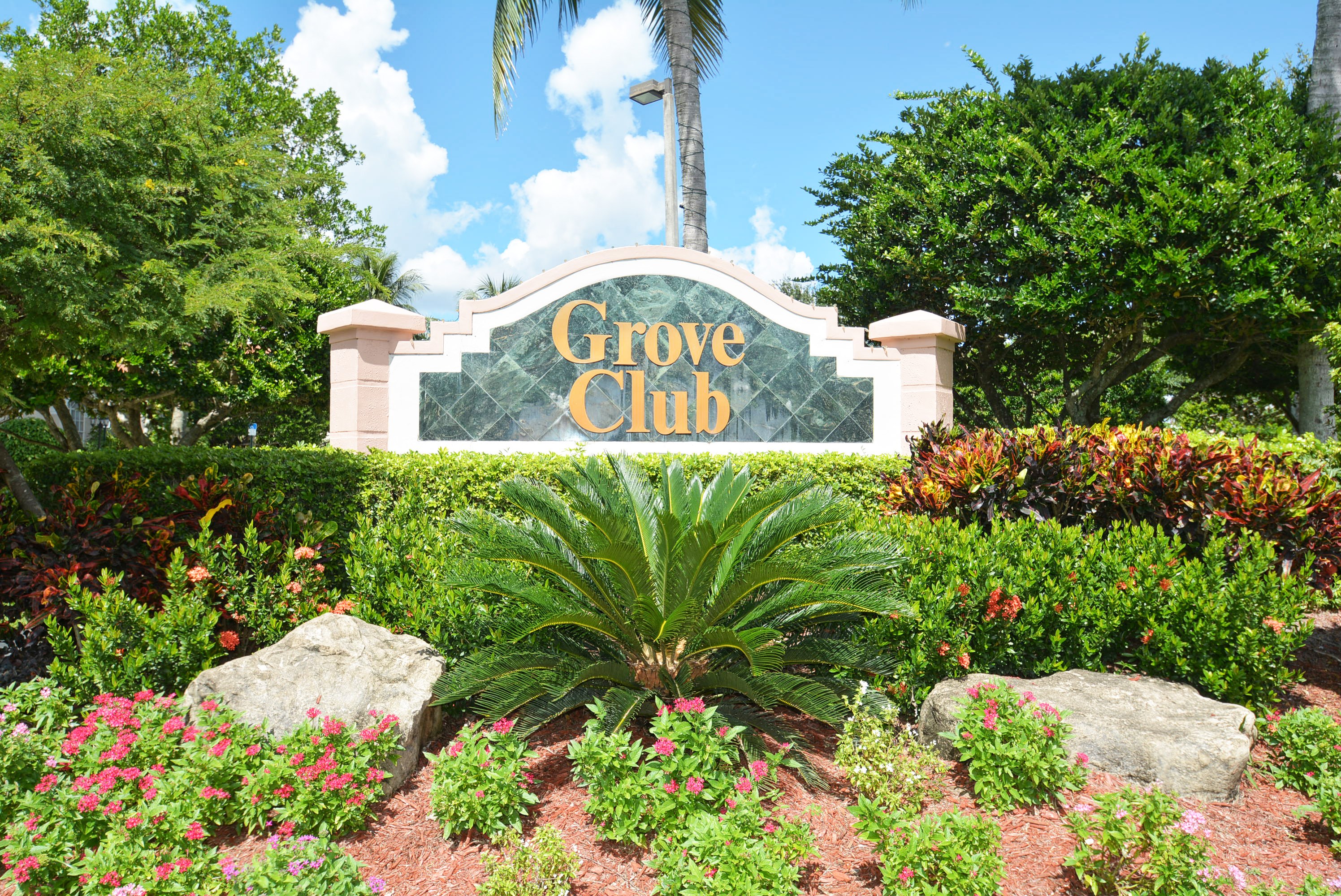 The Grove entrance at The Grove in Boynton Beach
