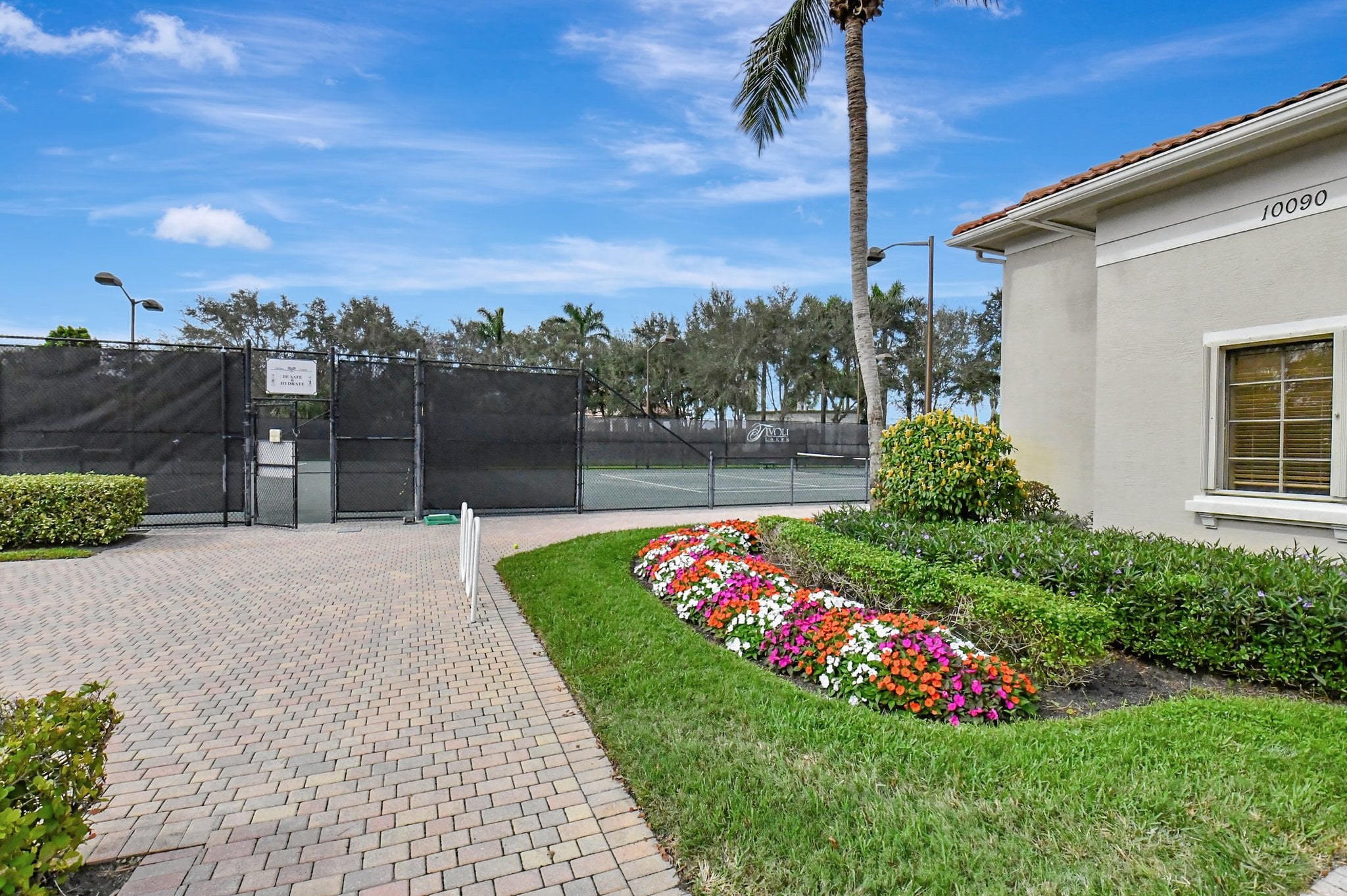 Tennis courts at Tivoli Lakes