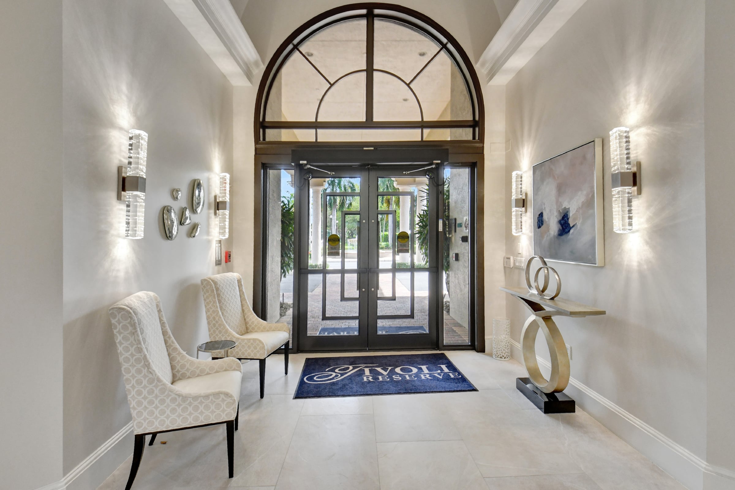 Clubhouse lobby at Tivoli Reserve