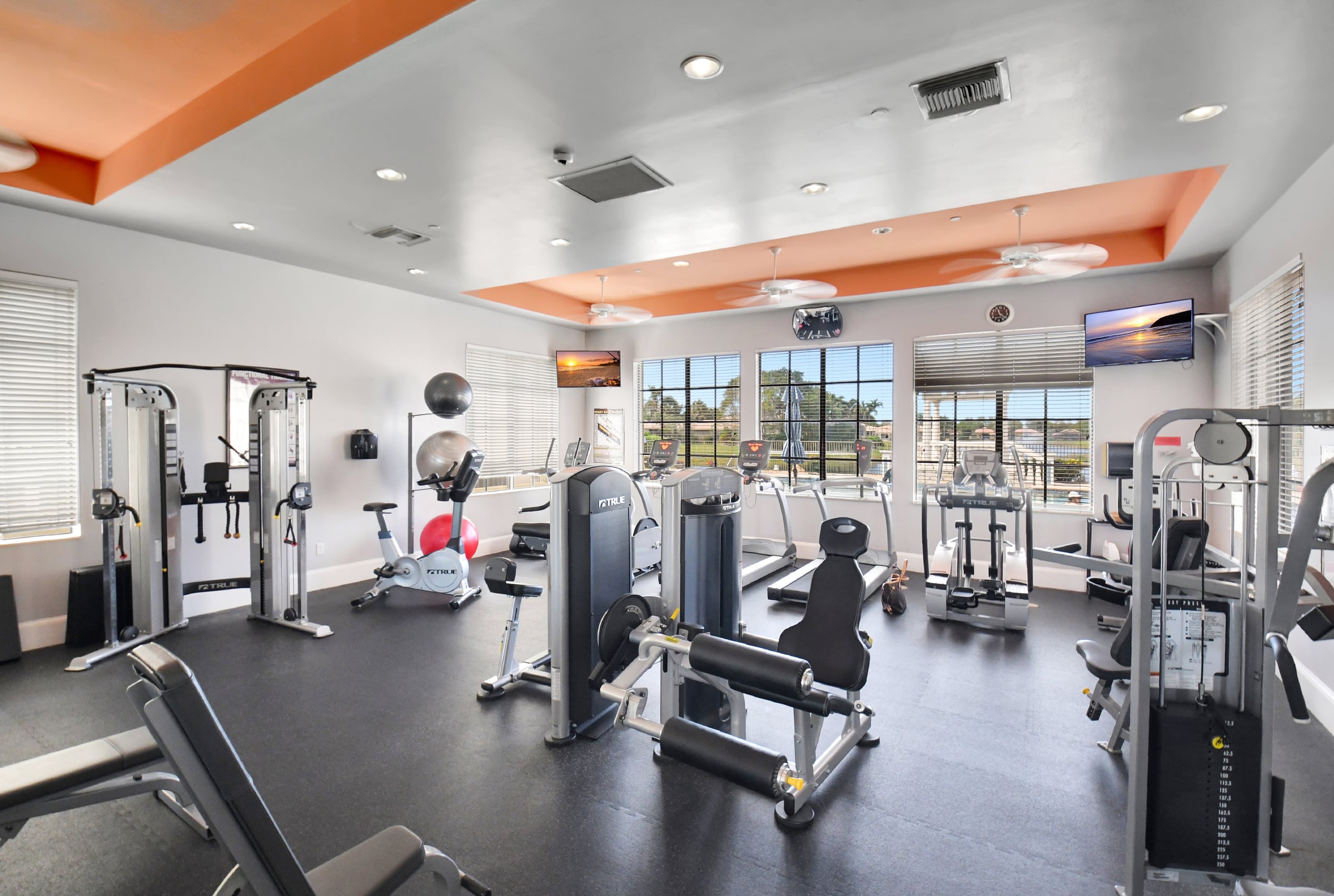 Fitness center at Tivoli Reserve