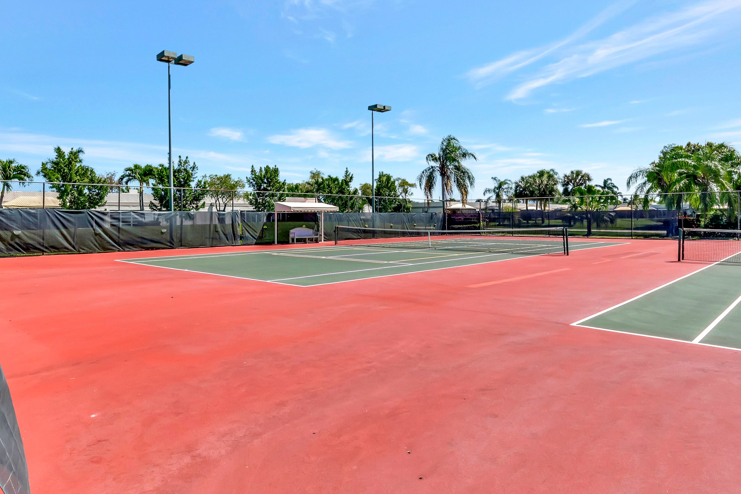 Tennis courts at Town Villas