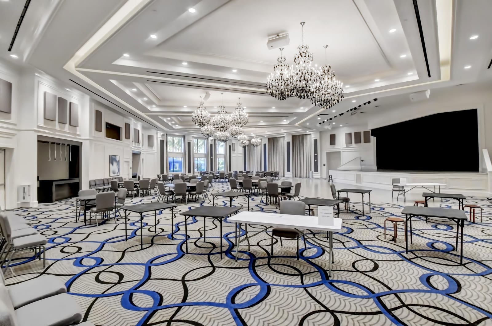 Ballroom at the Valencia Bay clubhouse