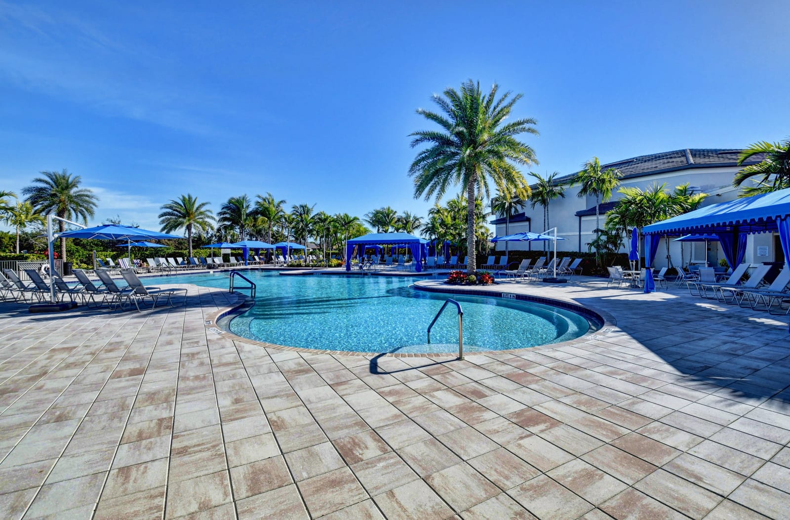 Pool deck at Valencia Bay in Boynton Beach