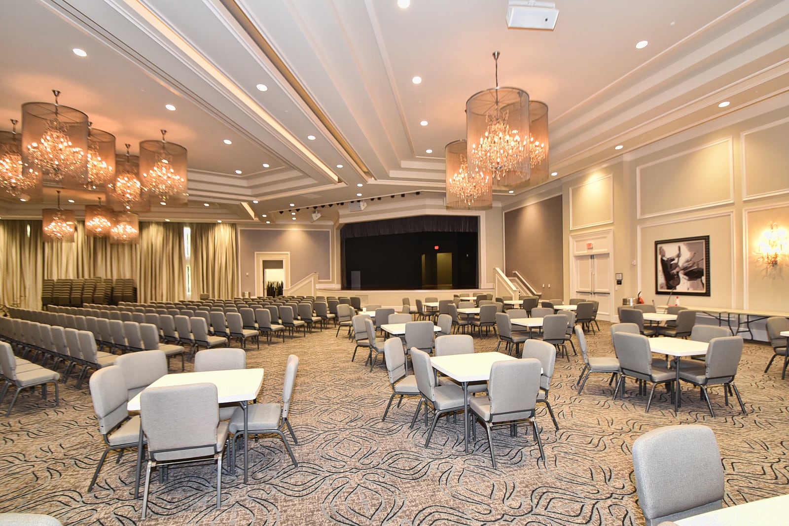 Ballroom at the Valencia Cove clubhouse