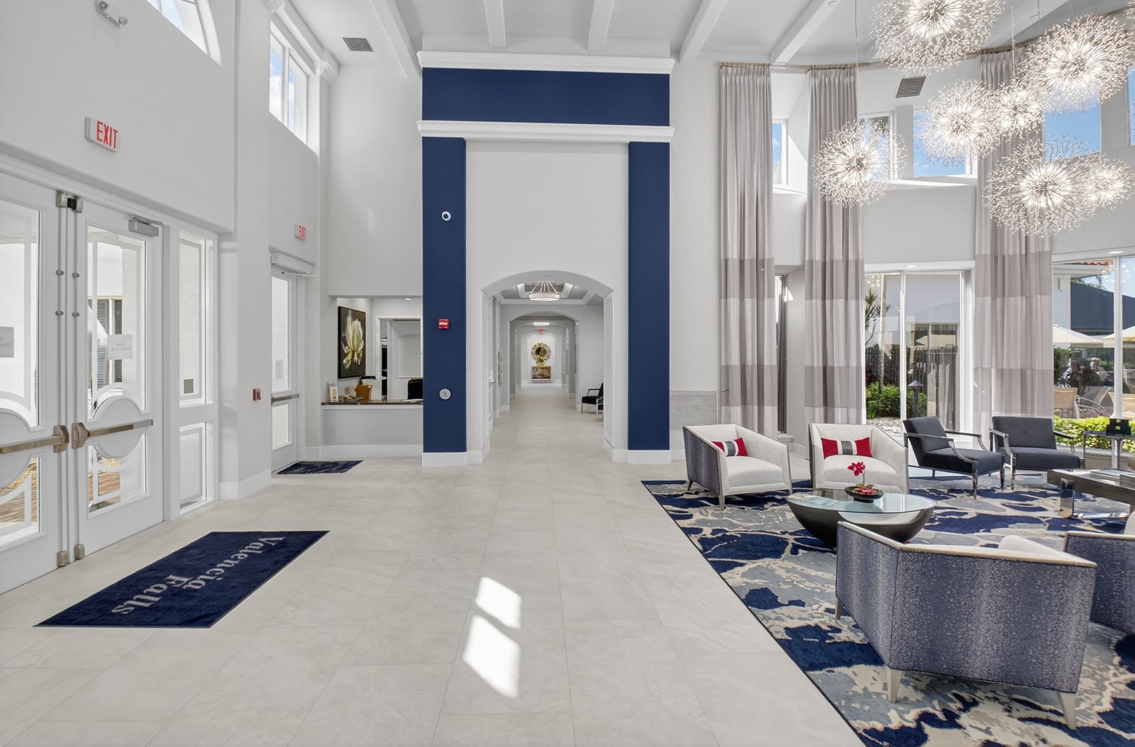 Fitness center at Valencia Falls in Delray Beach
