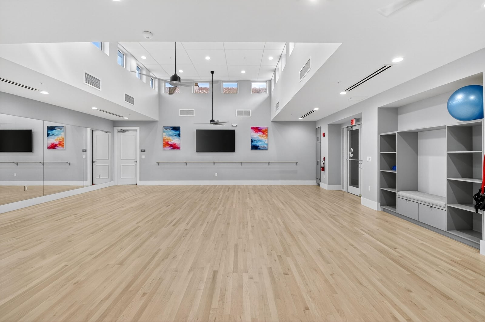 Fitness studio at Valencia Falls in Delray Beach