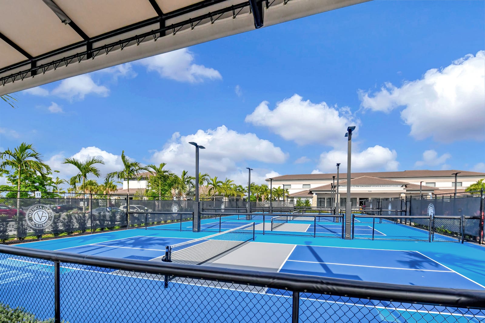 Pickleball courts at Valencia Grand