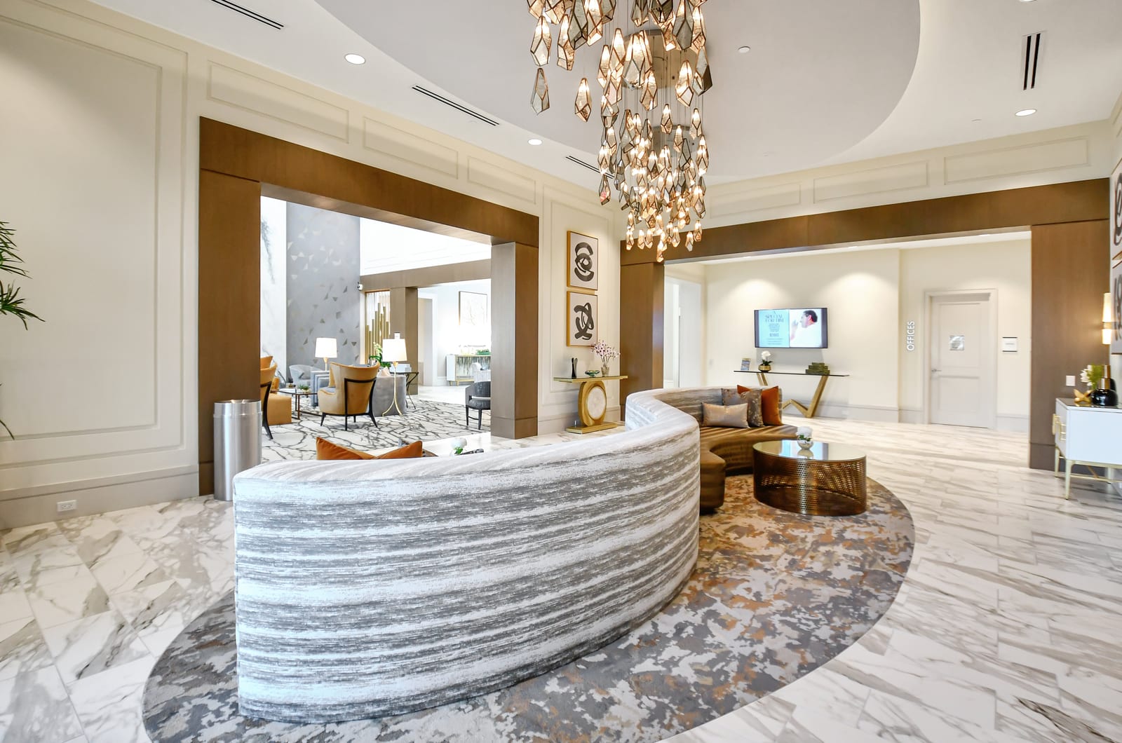 Clubhouse lobby at Valencia Grand