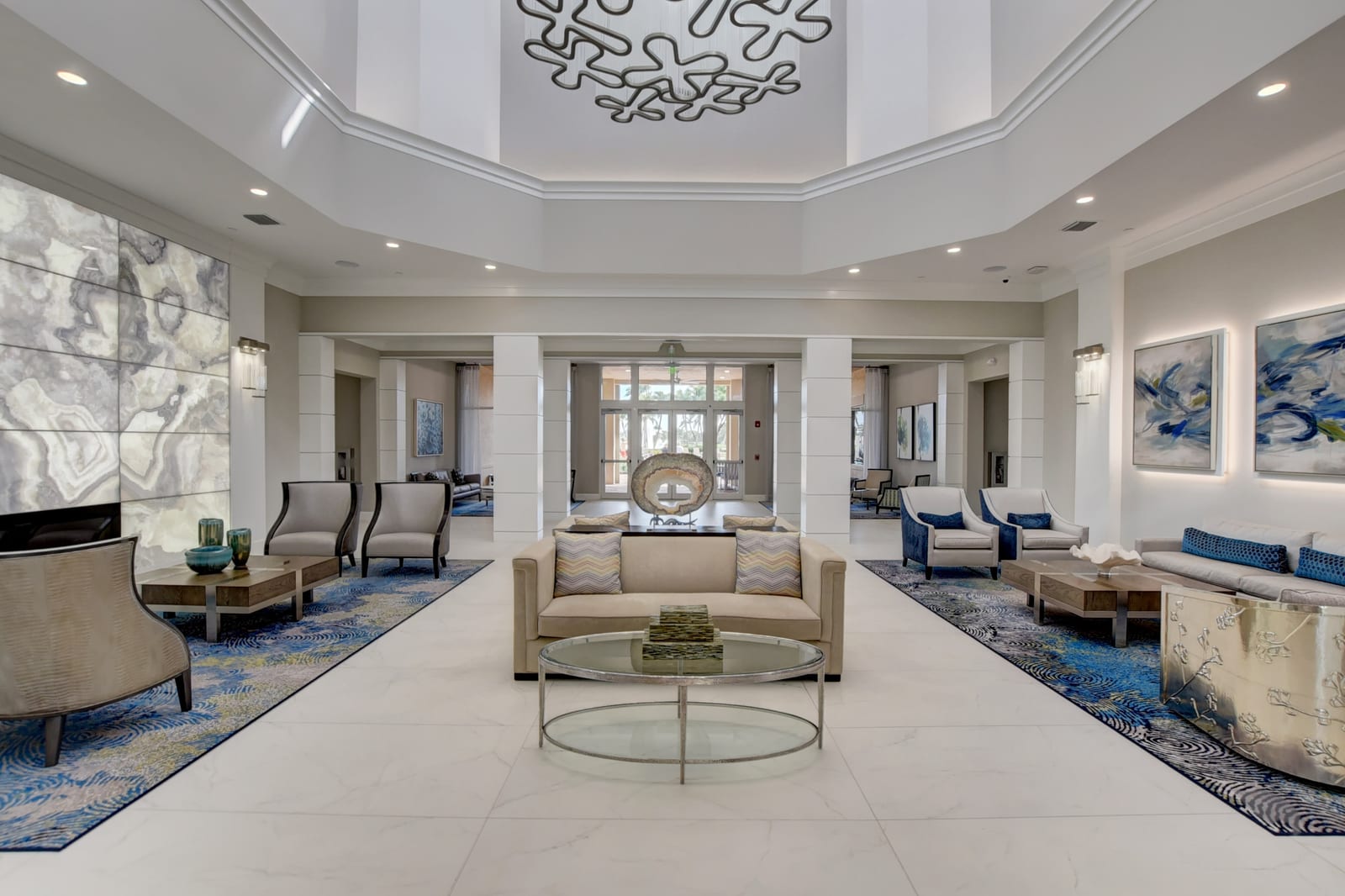 Clubhouse lobby at Valencia Isles