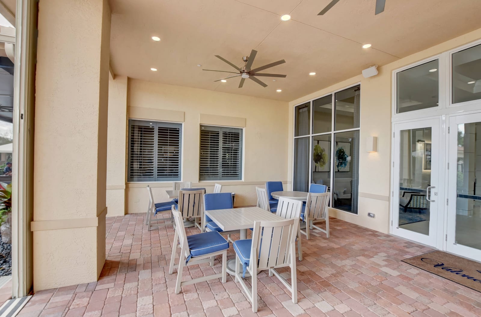 Patio at Valencia Isles
