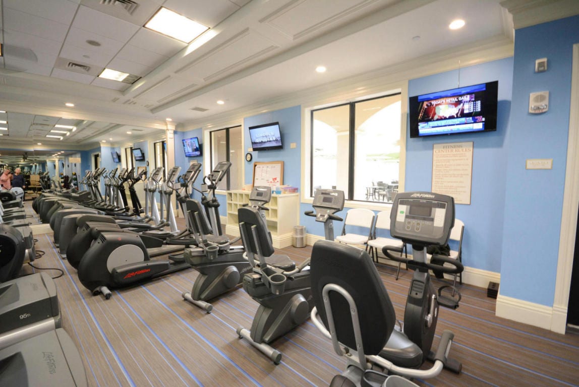 Fitness center at Valencia Palms